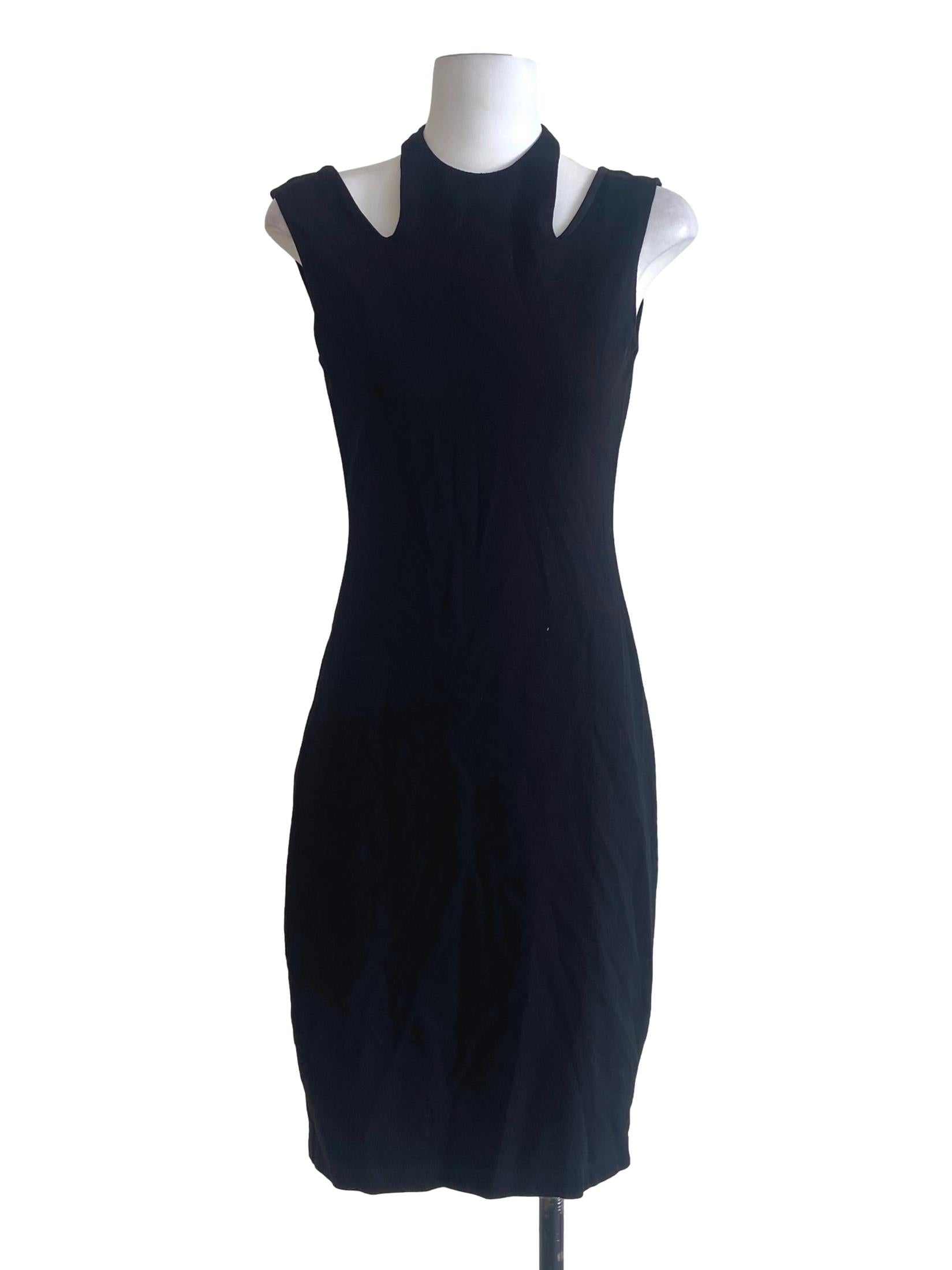 Black Halter Neck Bodycon Dress