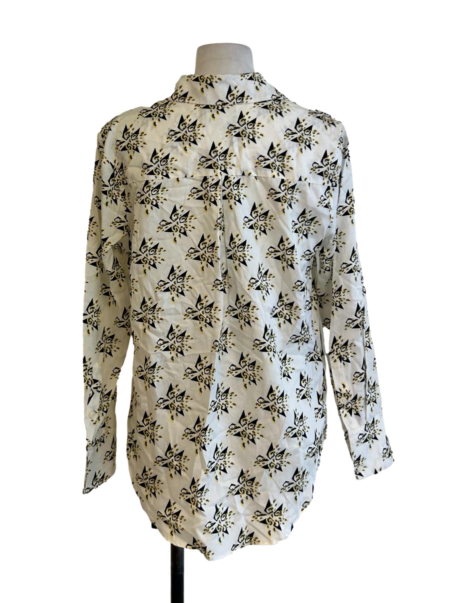 Montrieul Shirt - Button-Down Long Sleeve Blouse In Geometric Print CSN