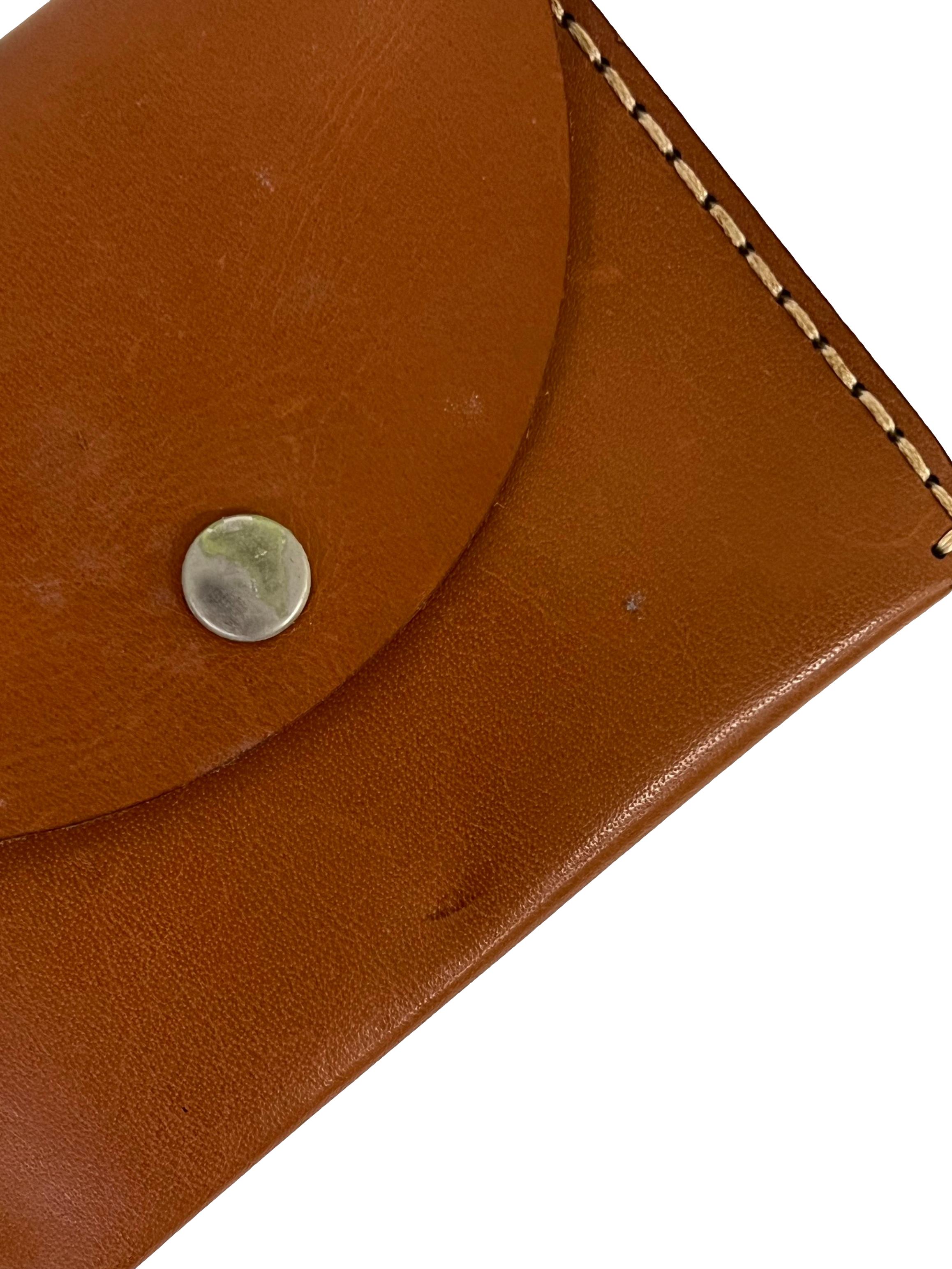 Brown Leather Alf Tan Small Wallet