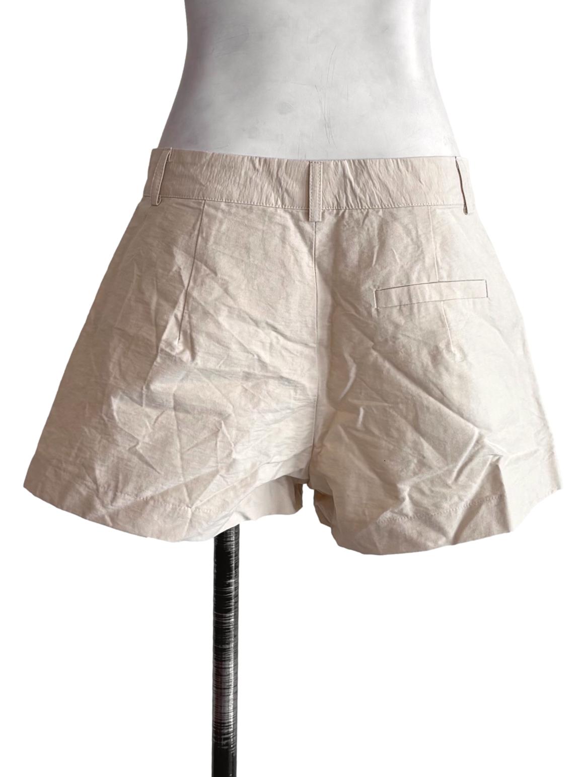 Sand Beige Wide Shorts