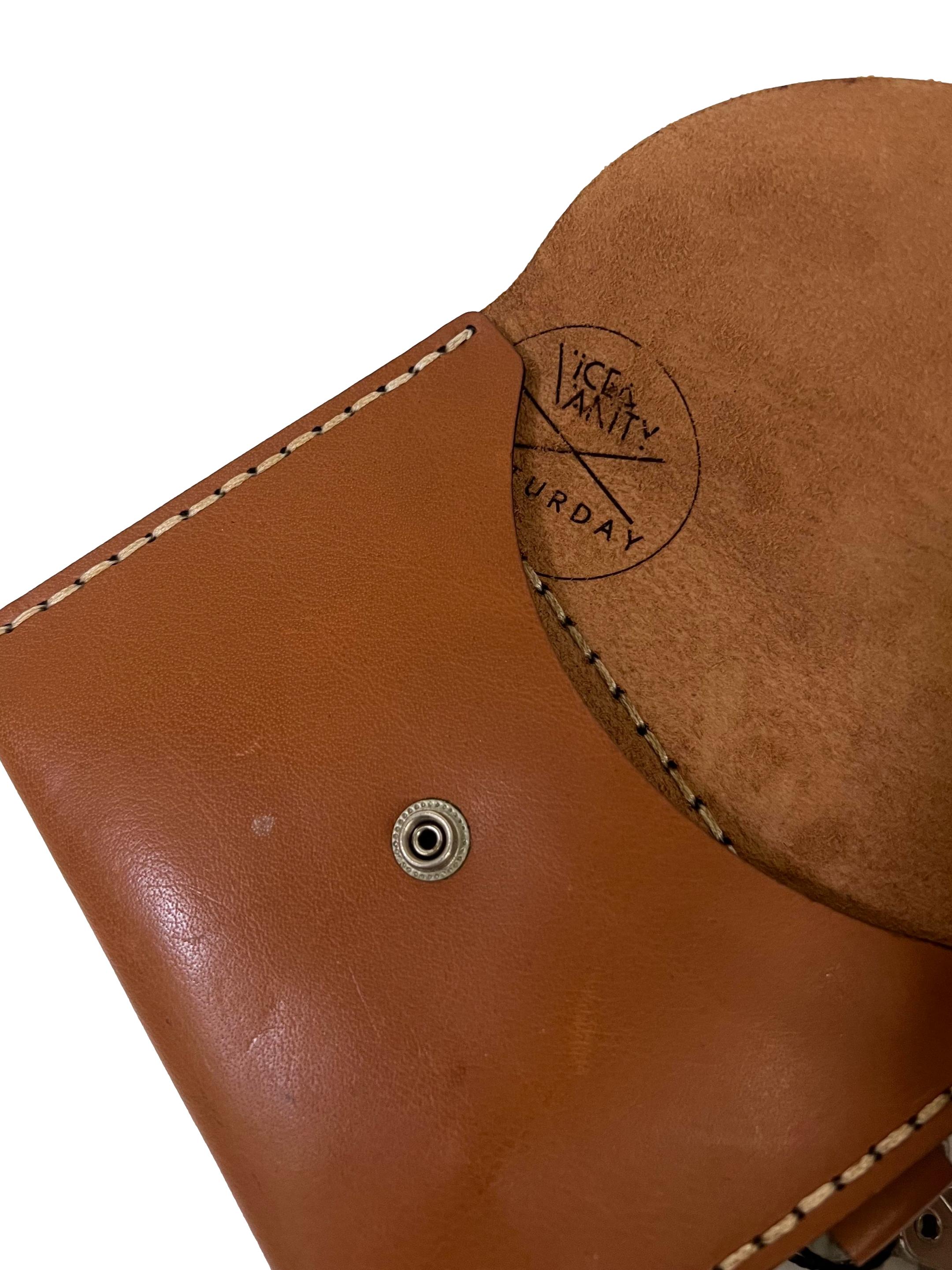 Brown Leather Alf Tan Small Wallet