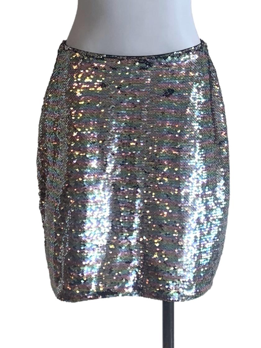 Black Beaded Sparkle Skirts