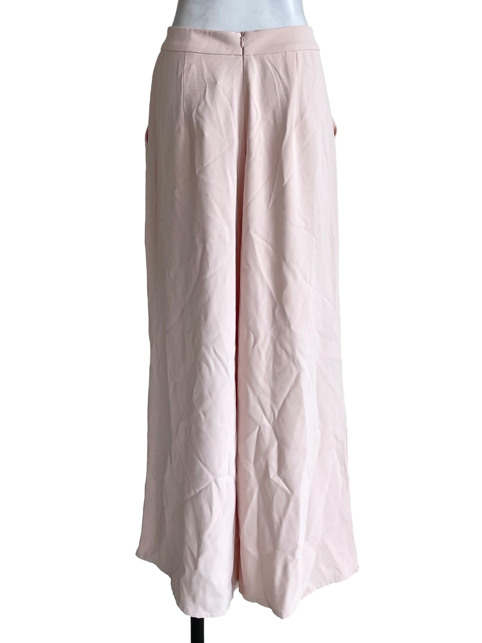 Coconut White Wide Leg Pants