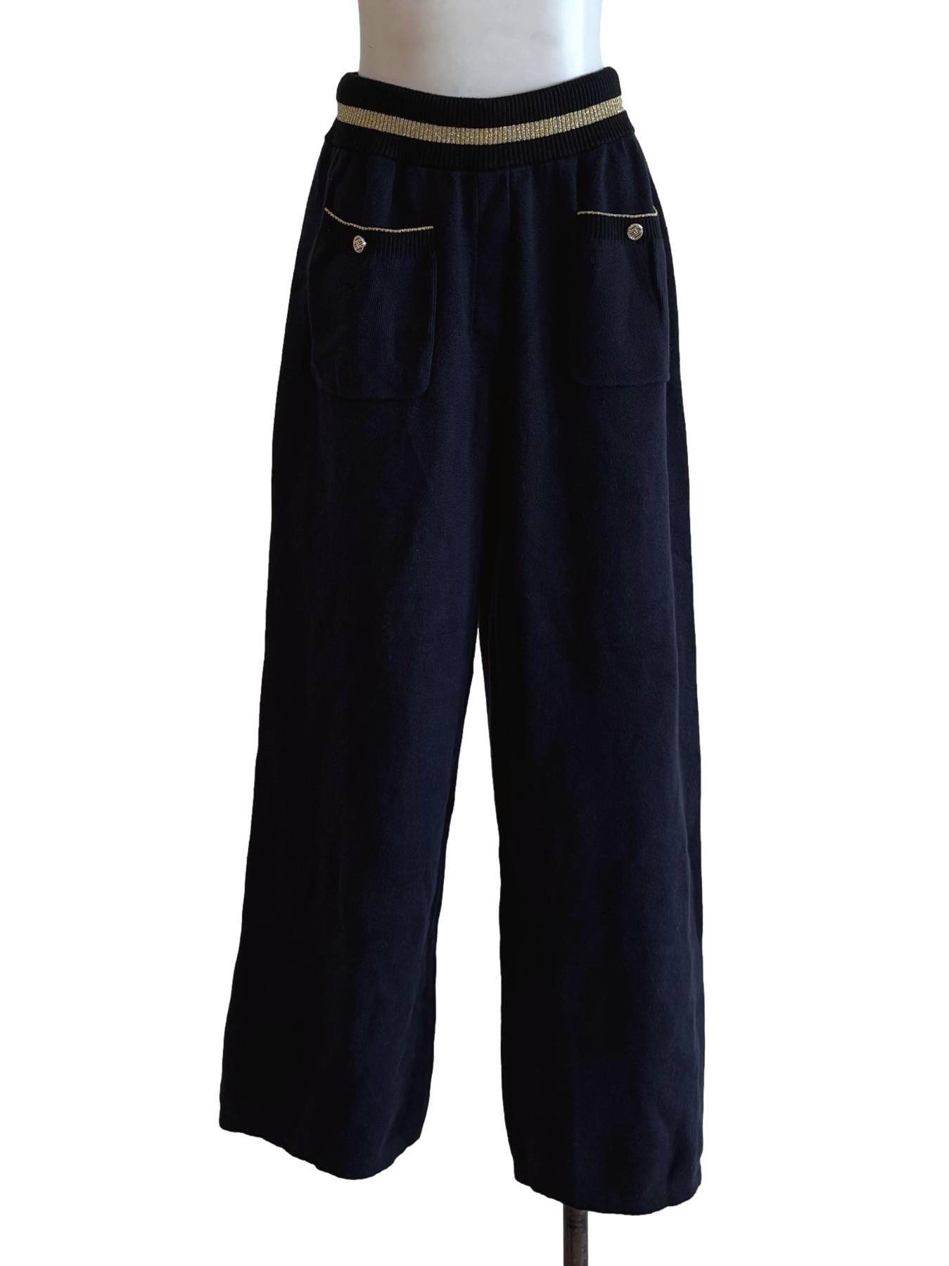 Midnight Blue Cotton Sweatpants