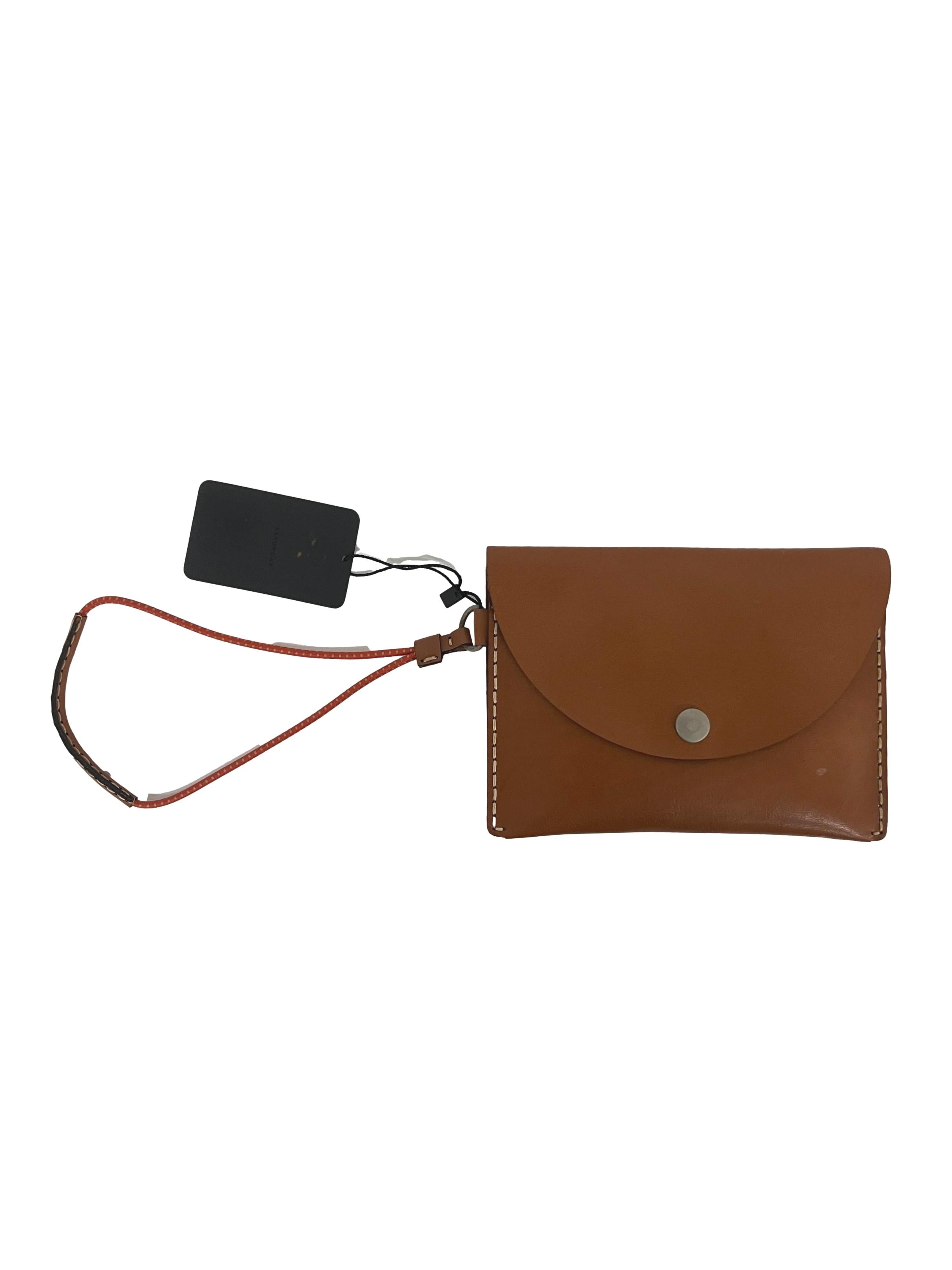 Brown Leather Abby Tan Wallet