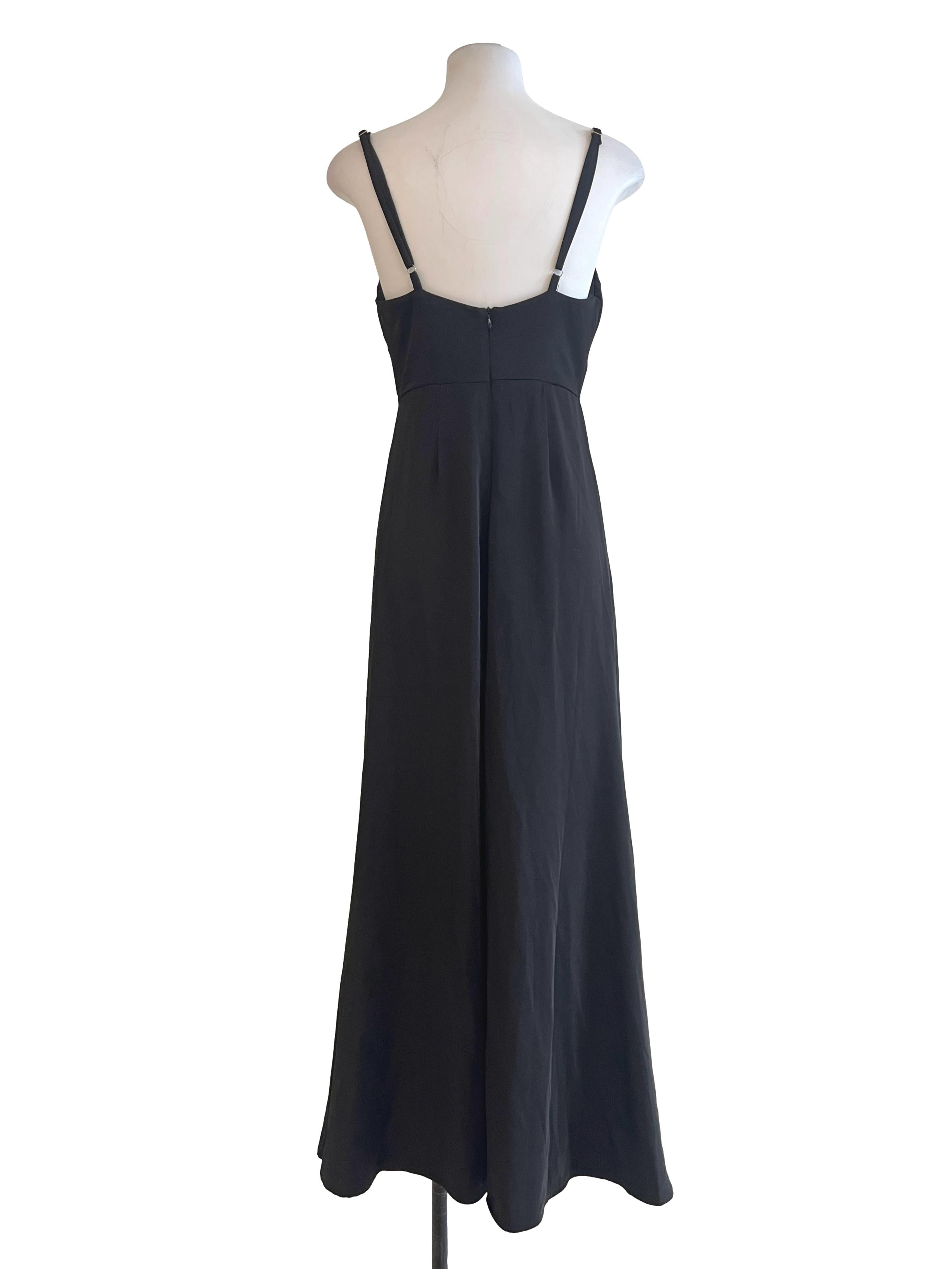 Onyx Black Slip Dress