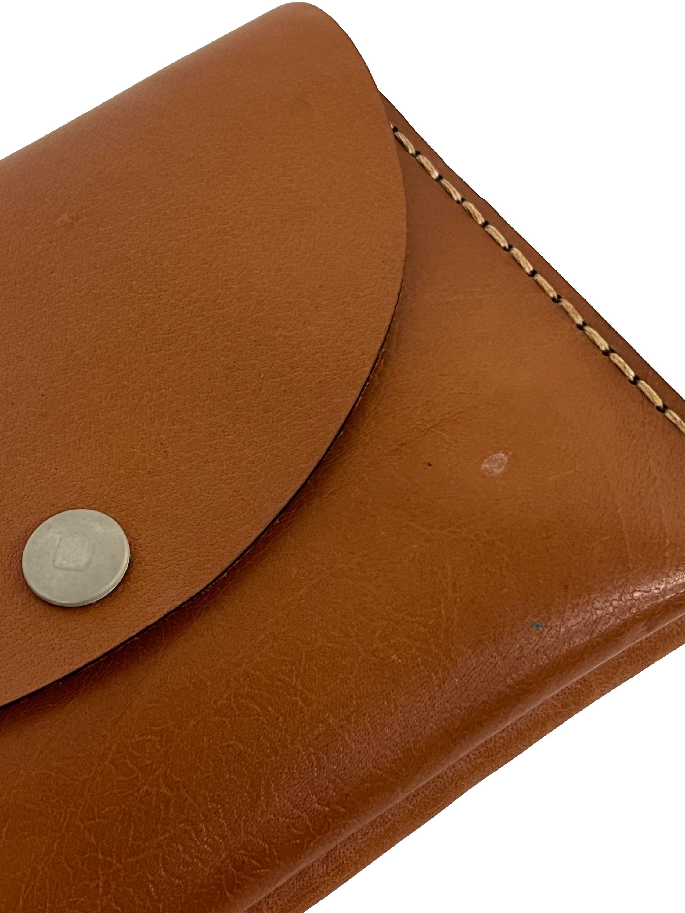 Brown Leather Abby Tan Wallet