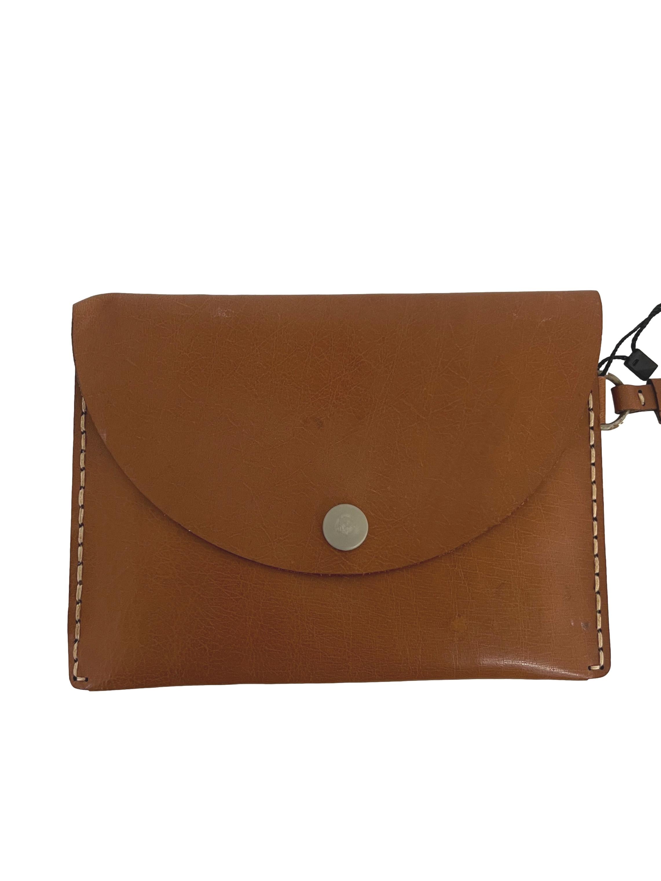 Brown Leather Abby Tan Wallet