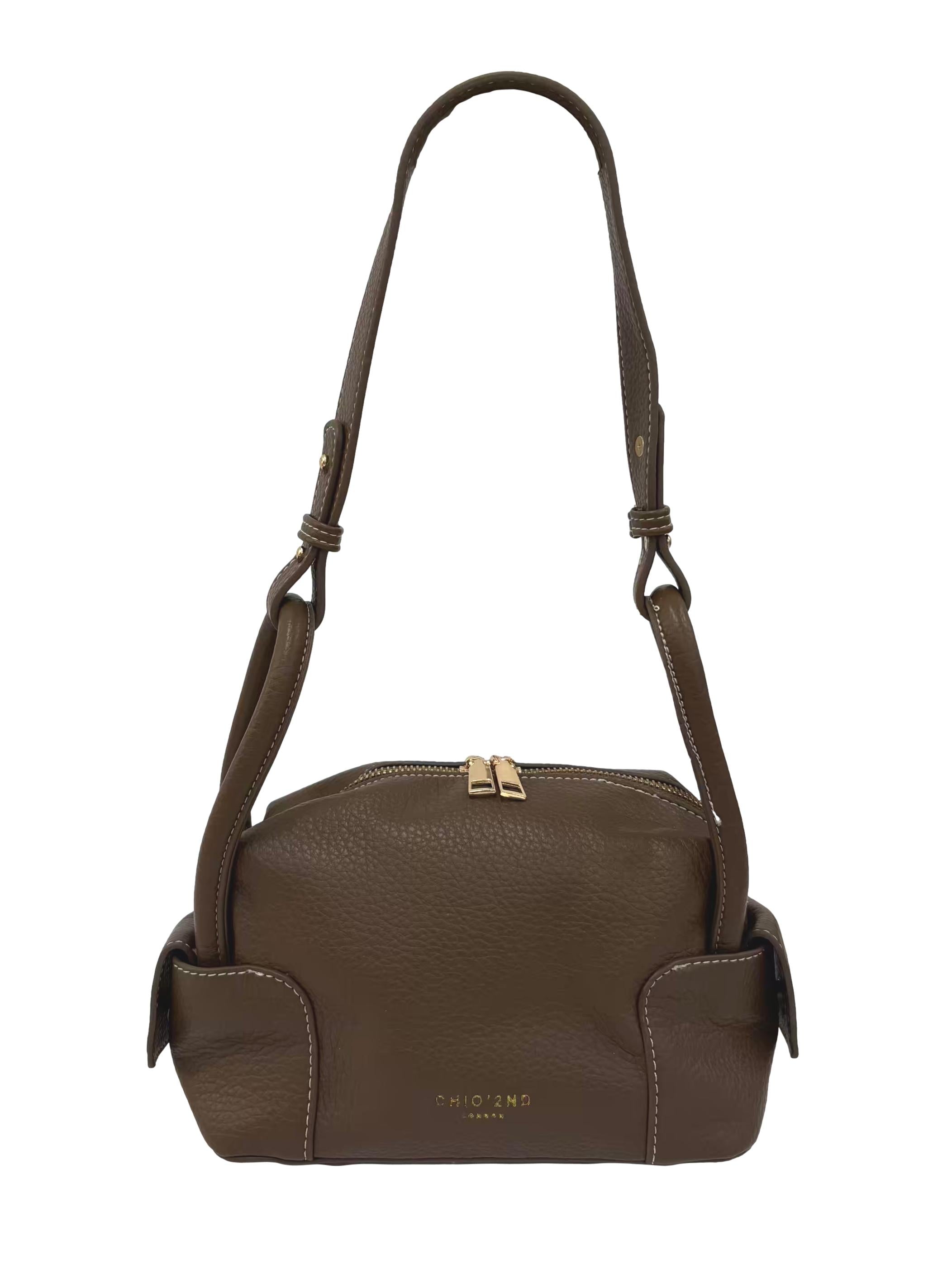 Warm Cocoa Hobo Shoulder Bag
