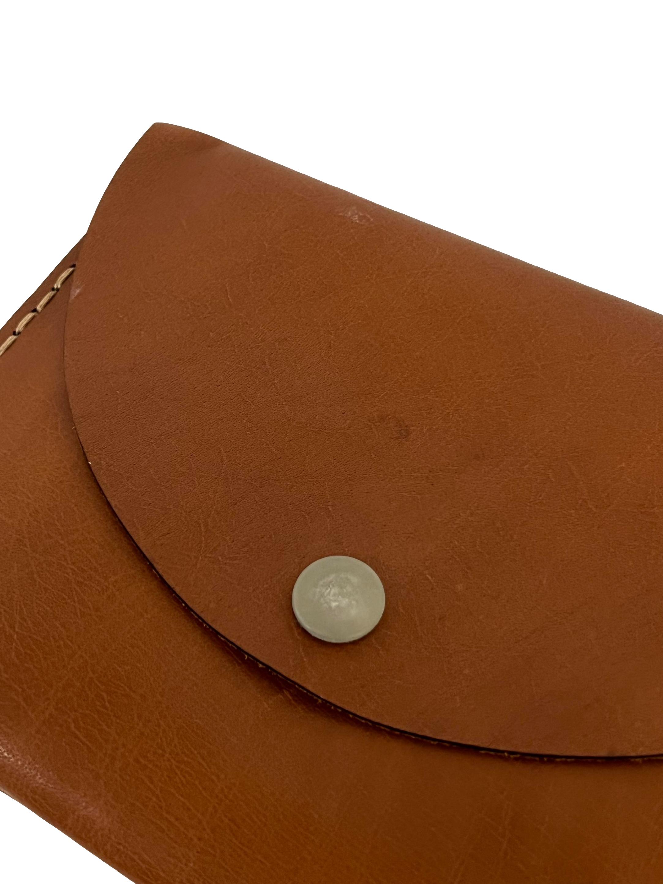 Brown Leather Abby Tan Wallet