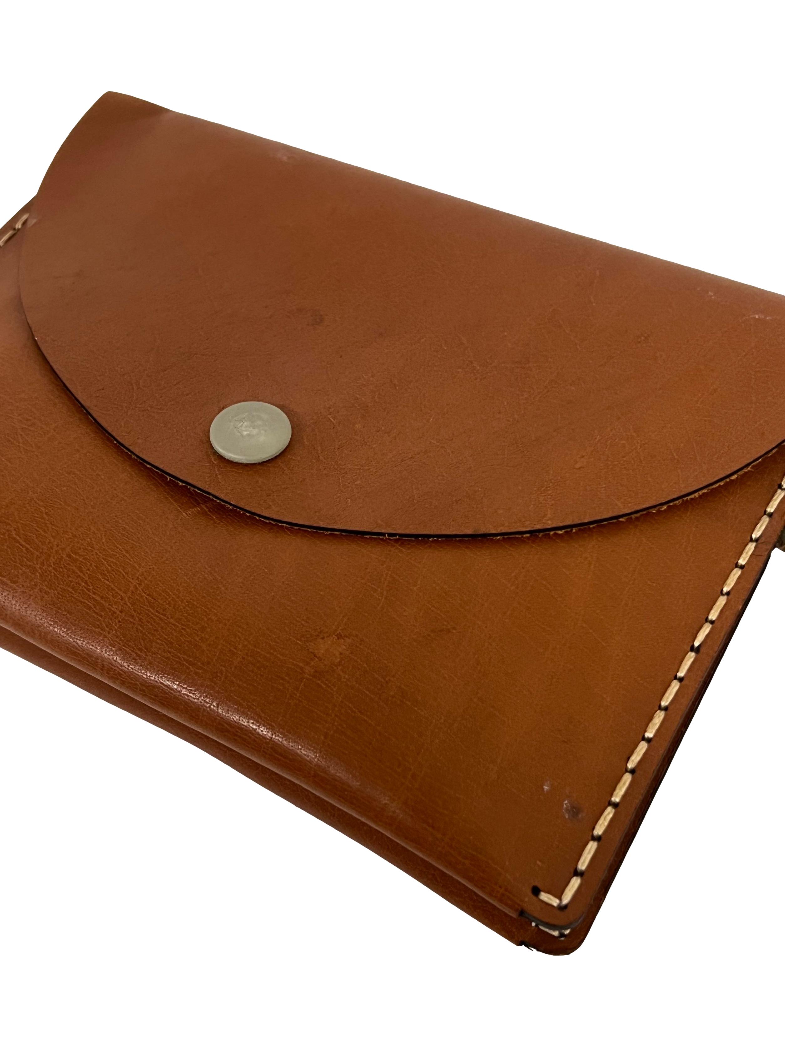Brown Leather Abby Tan Wallet