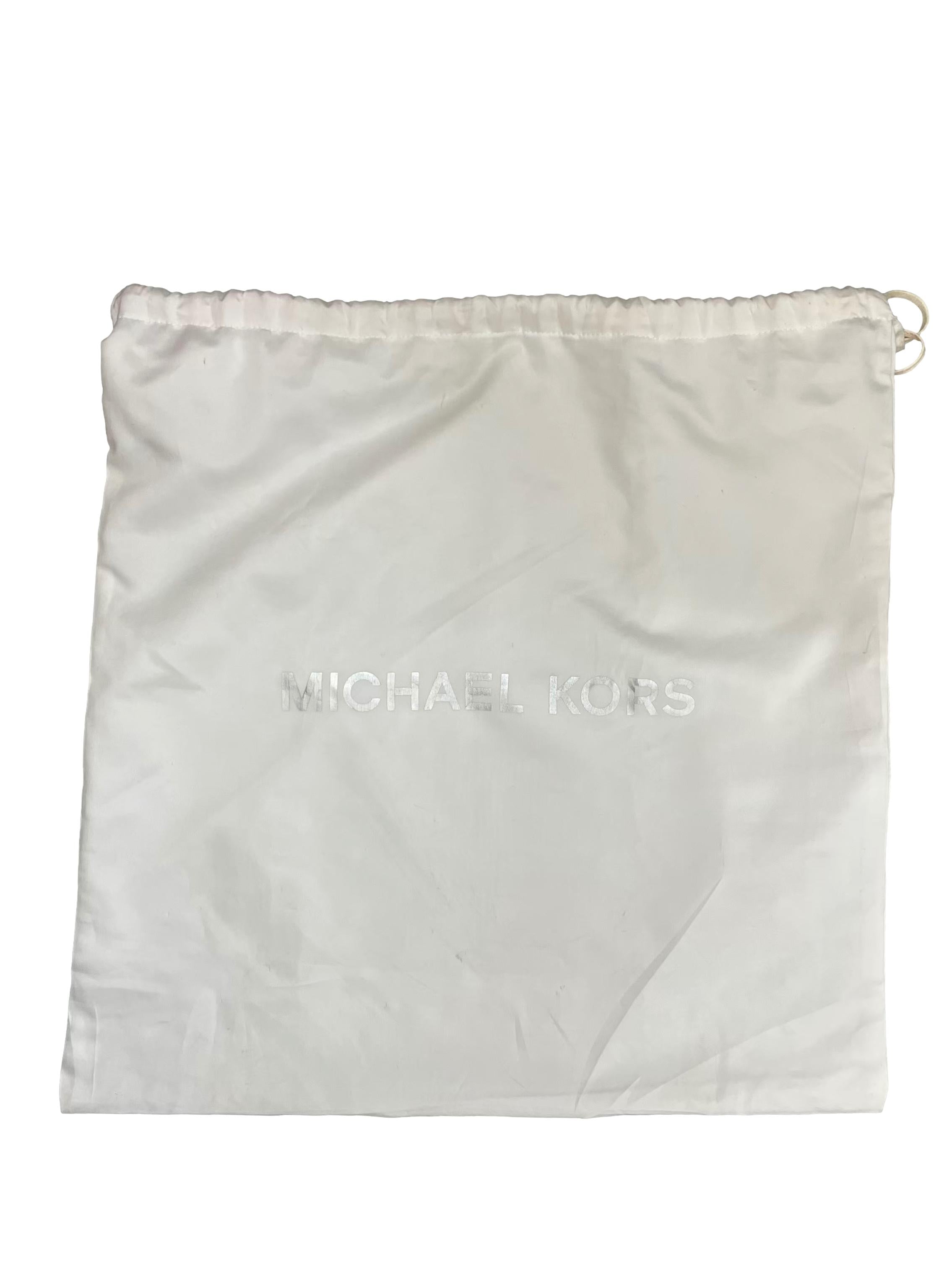 Purple Saffiano Leather Selma Medium Satchel Bag