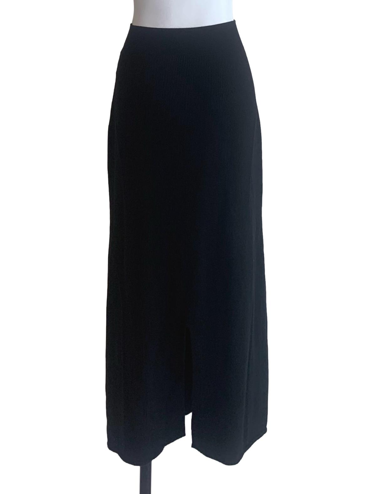 Ink Black Straight Cut Skirts