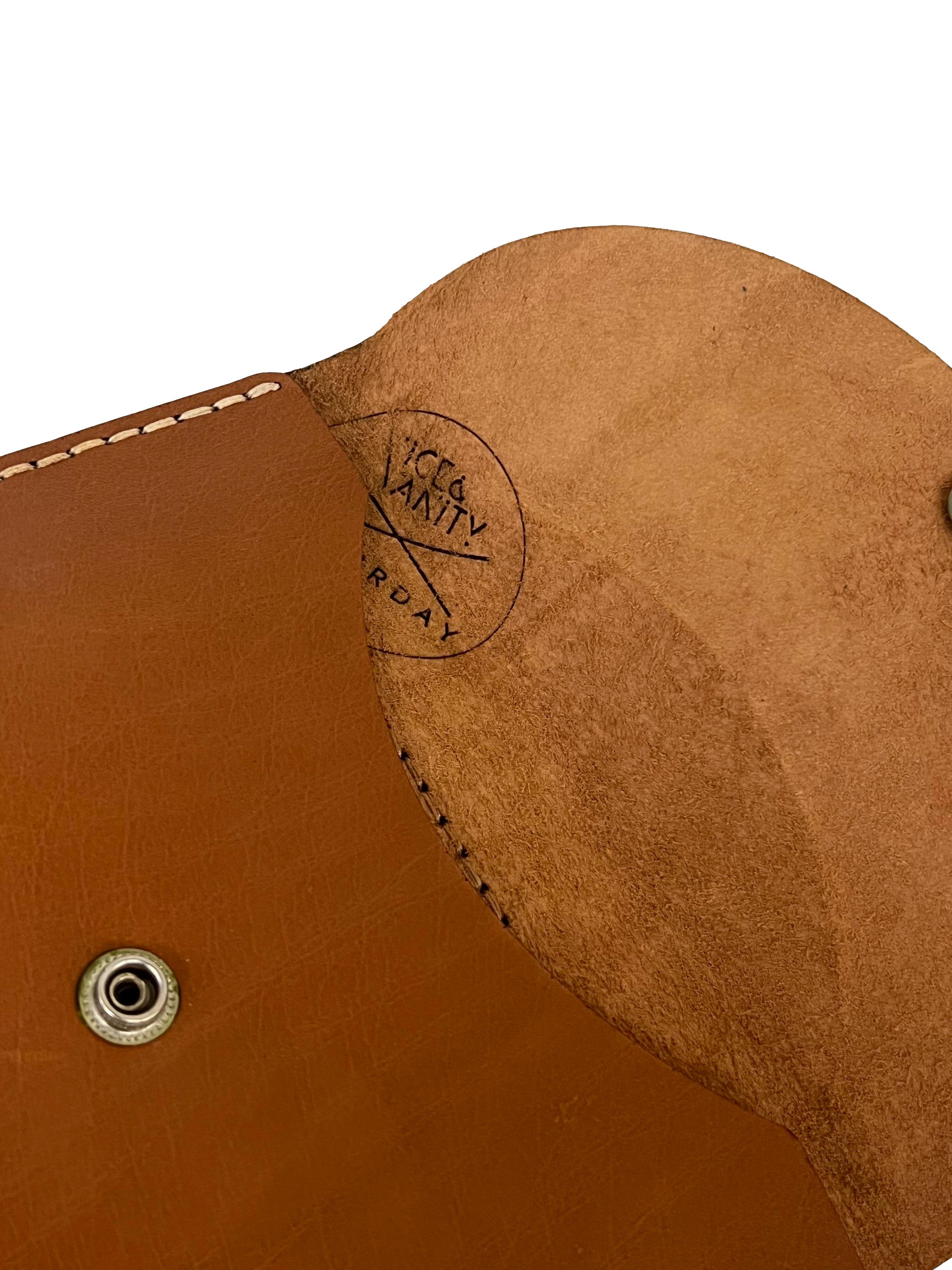 Brown Leather Abby Tan Wallet