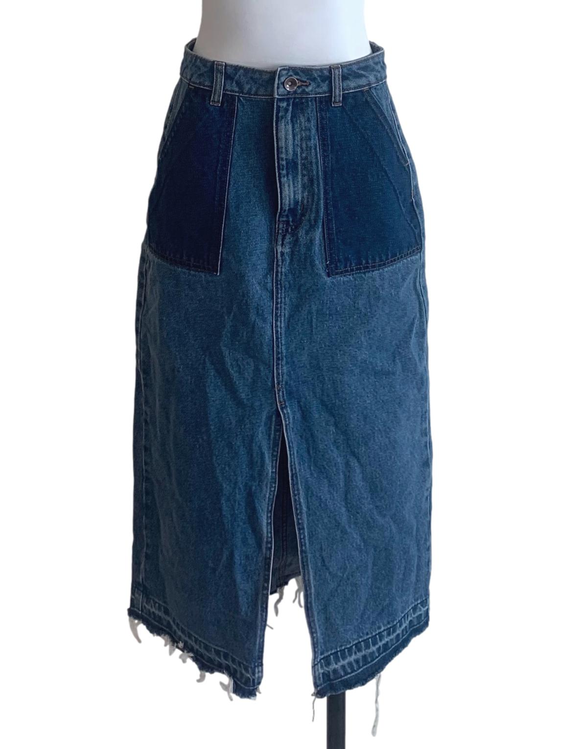 Denim Blue Jeans Skirts LB