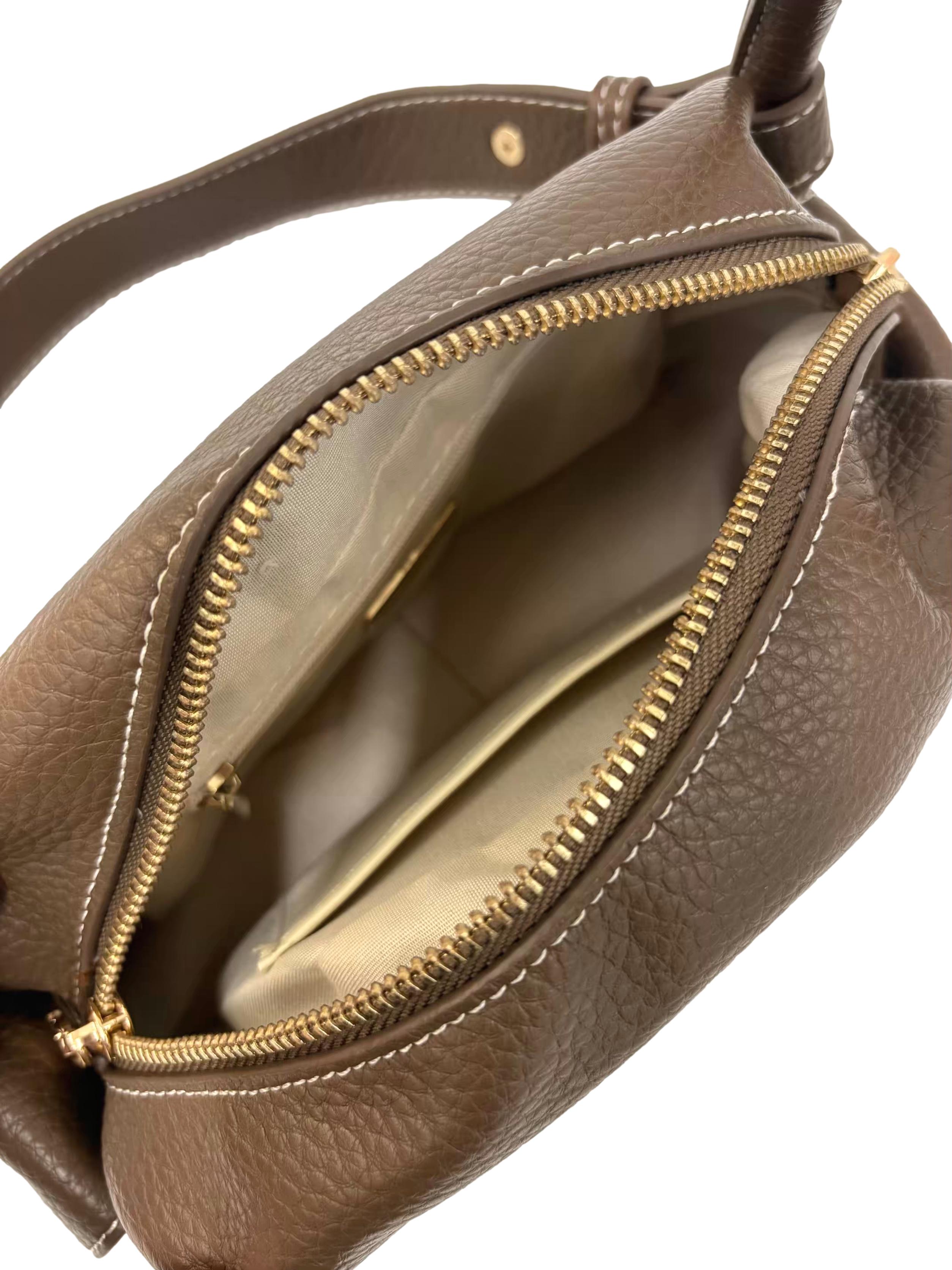 Warm Cocoa Hobo Shoulder Bag