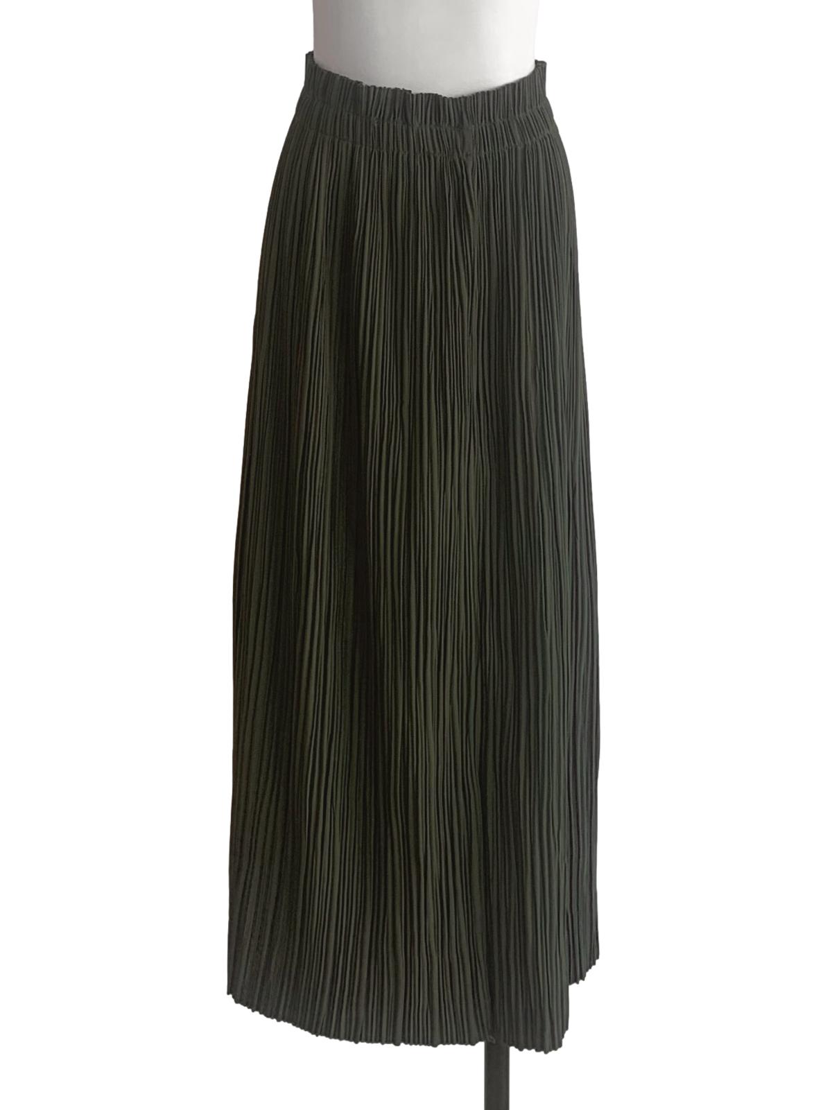 Juniper Green Pleated Skirts