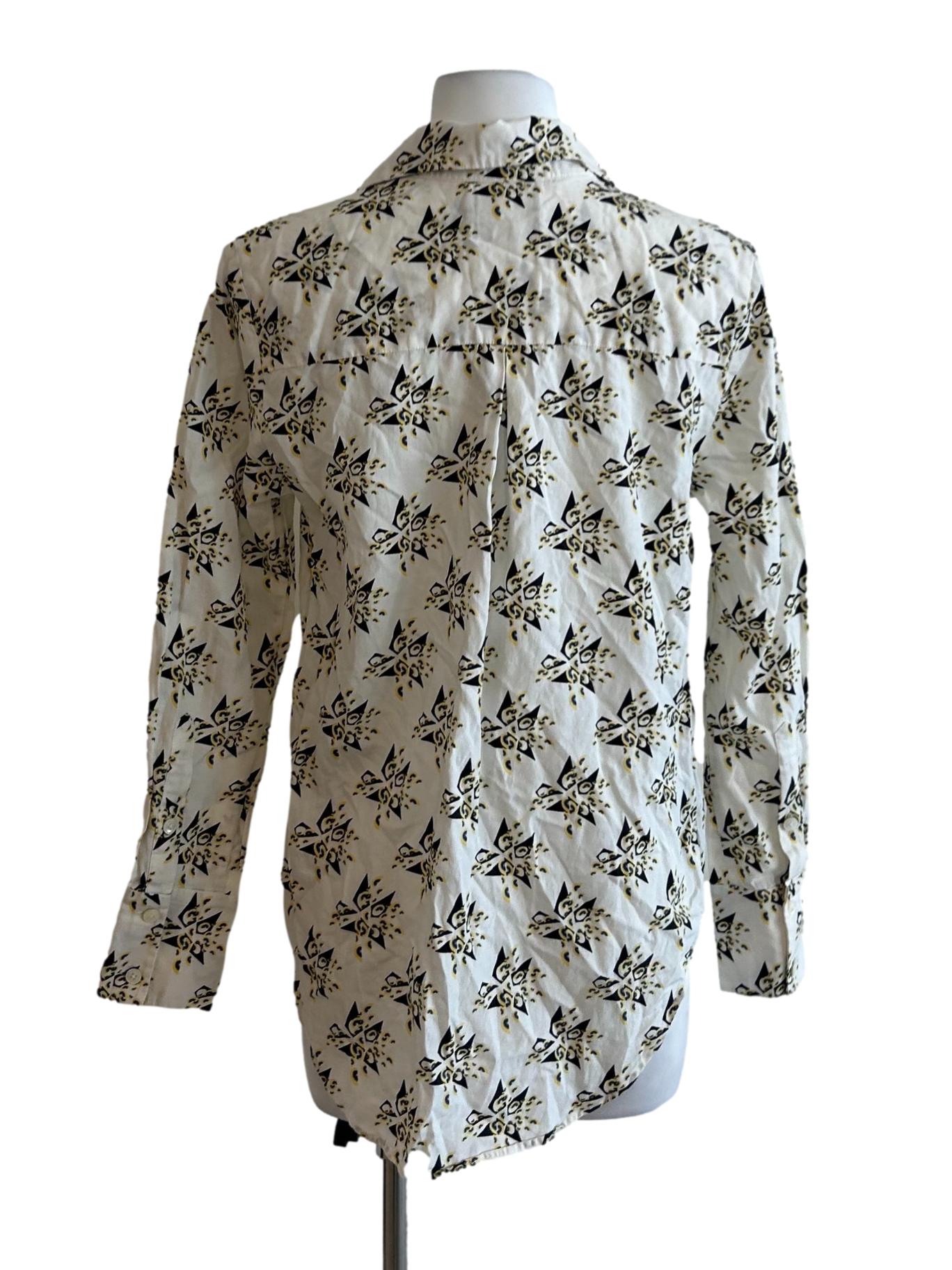 Montrieul Shirt - Button-Down Long Sleeve Blouse In Geometric Print CSN