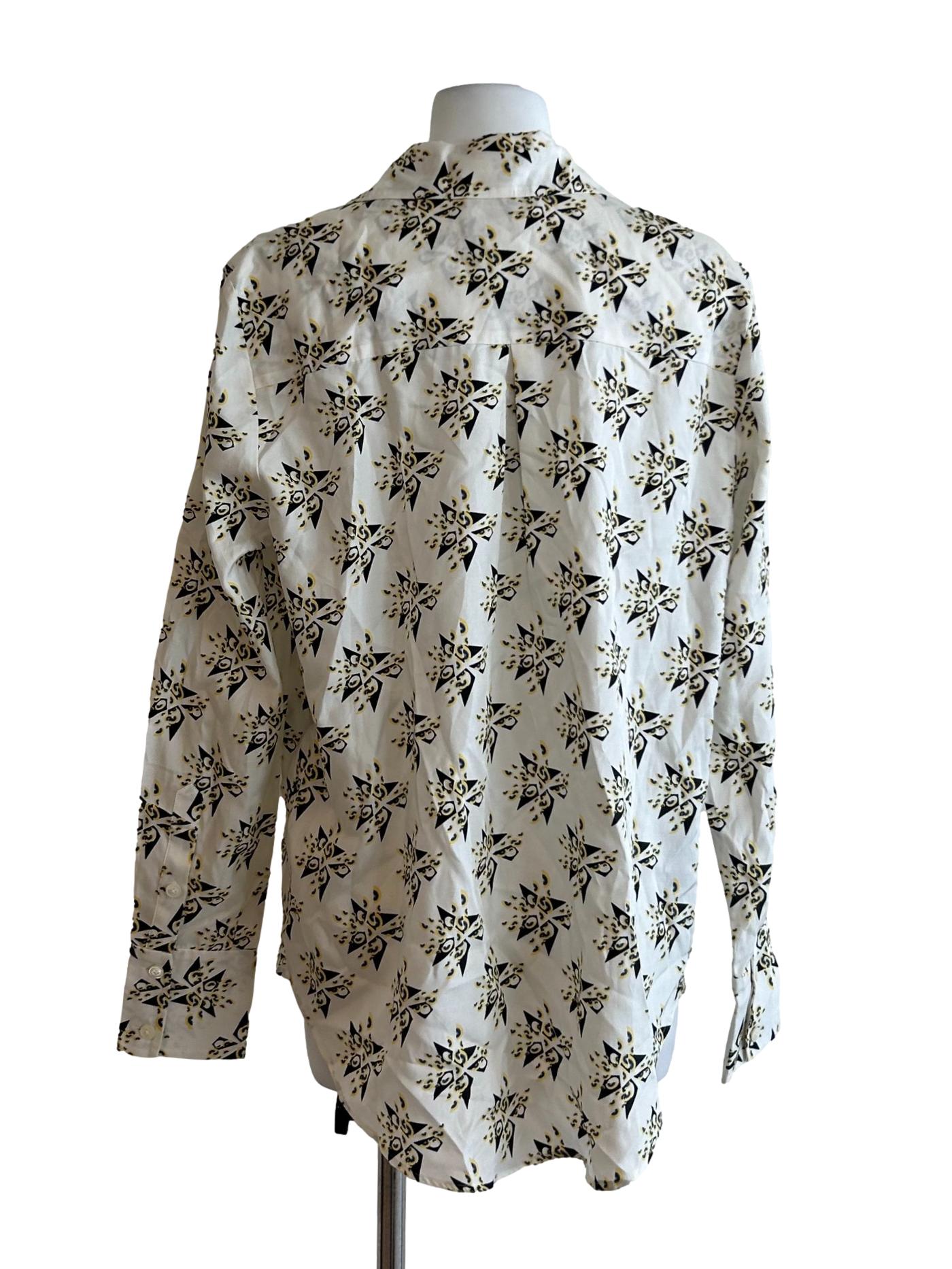 Montrieul Shirt - Button-Down Long Sleeve Blouse In Geometric Print CSN