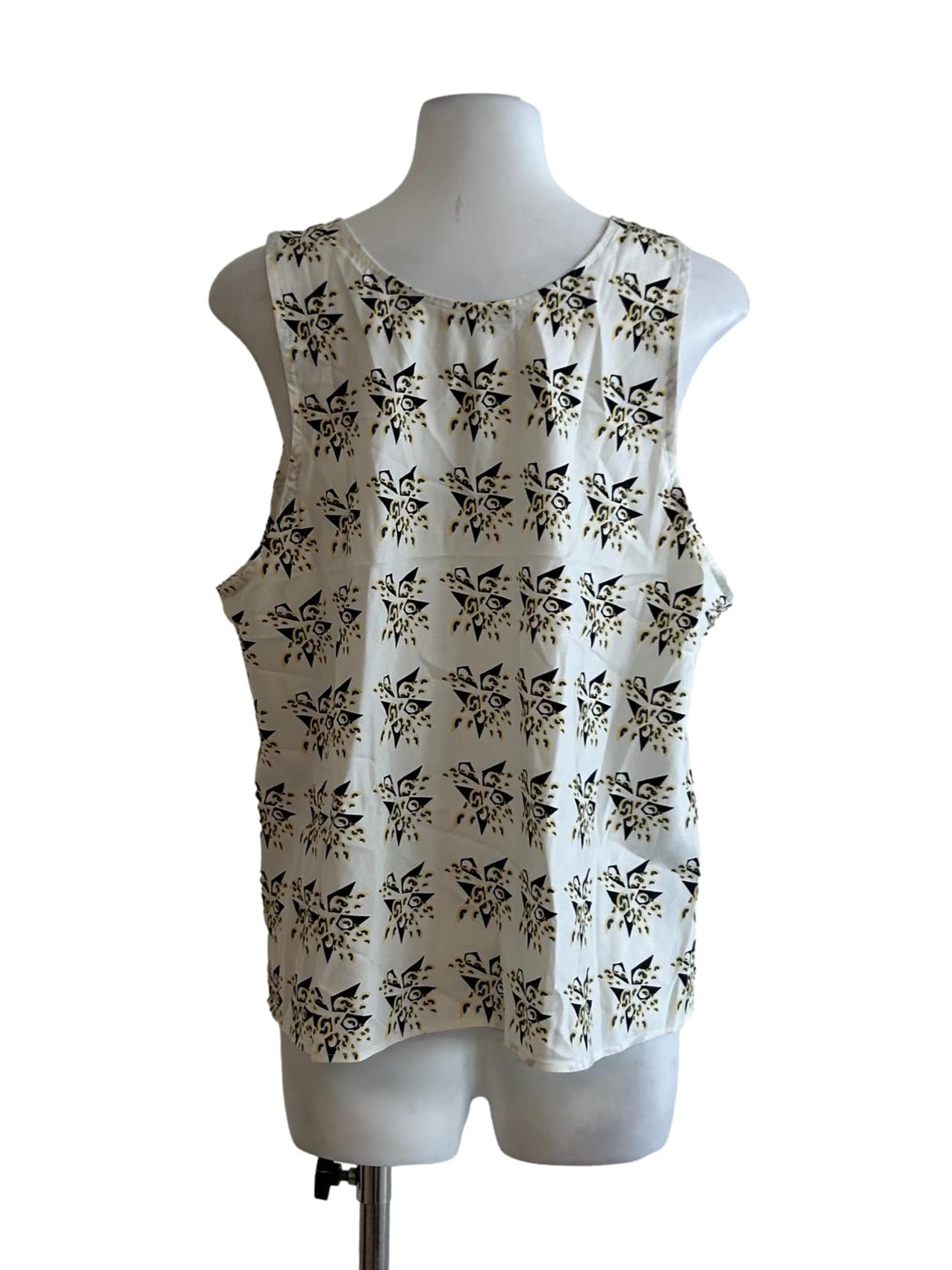 Burgos Top - V-Neck Sleeveless Summer Silk Top CSN
