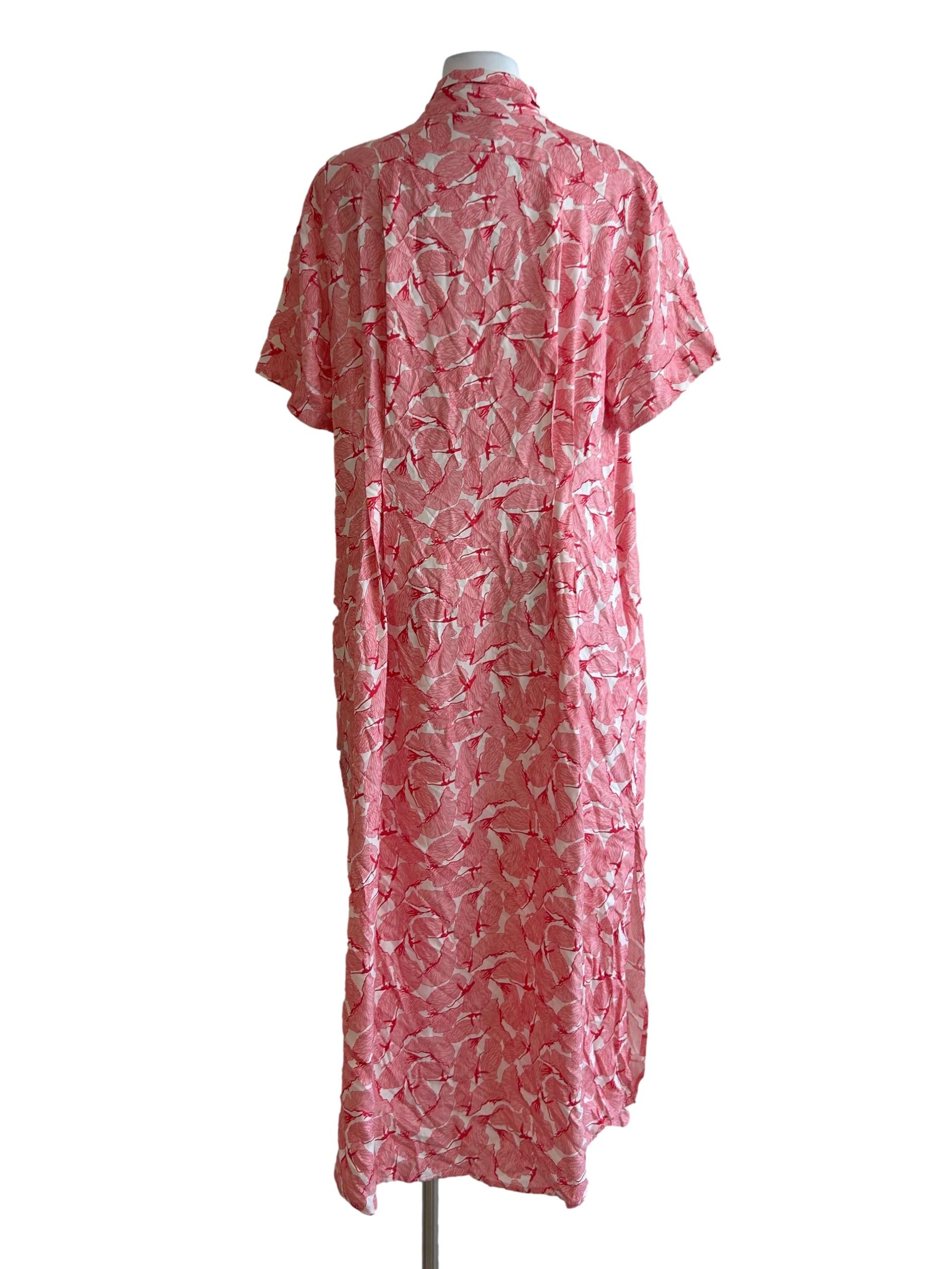 Port Dress - Port Relaxed Maxi Dress In Pink Petal Print CSN