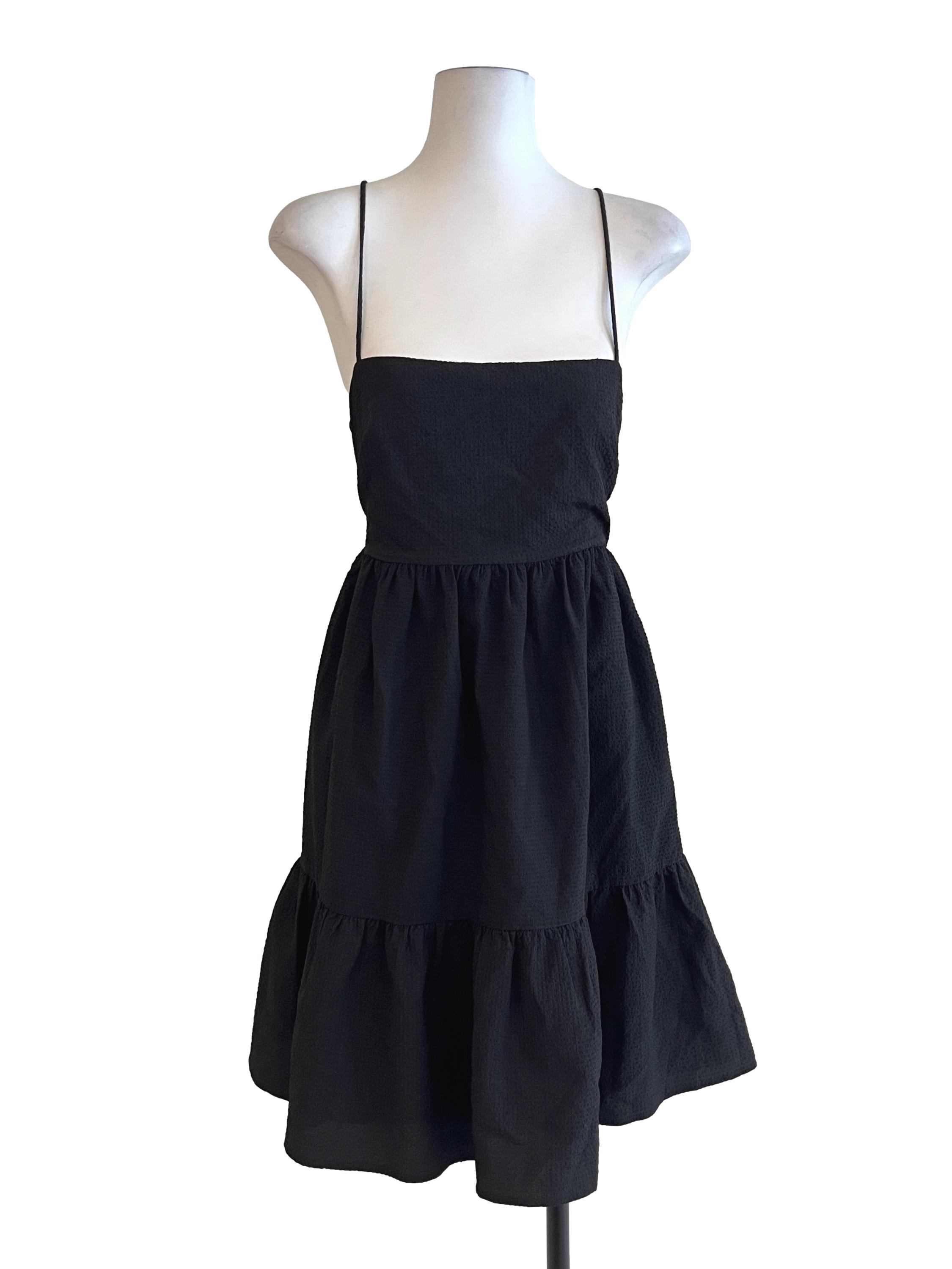 Pitch Black Sun Dress LB