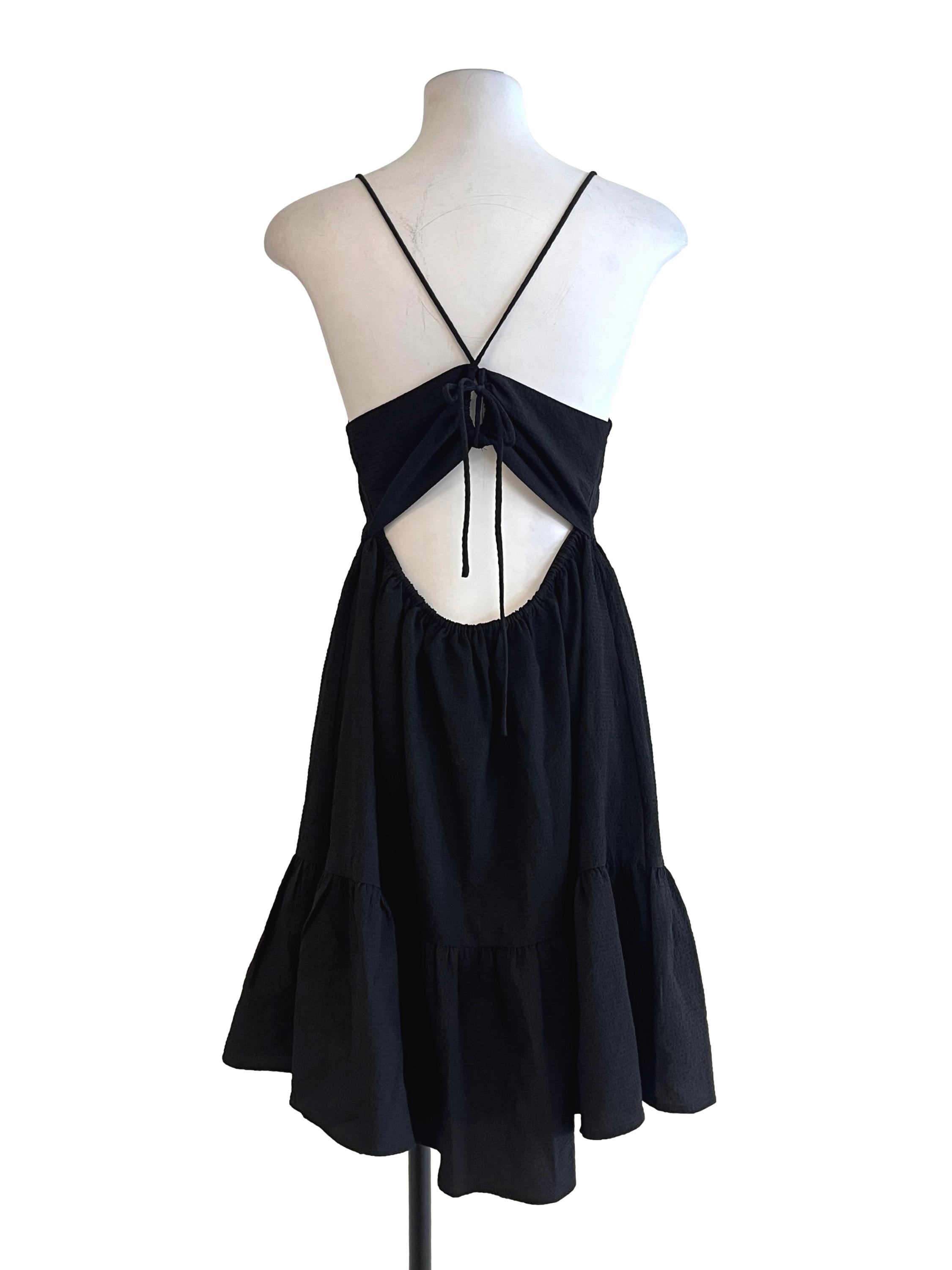 Pitch Black Sun Dress LB