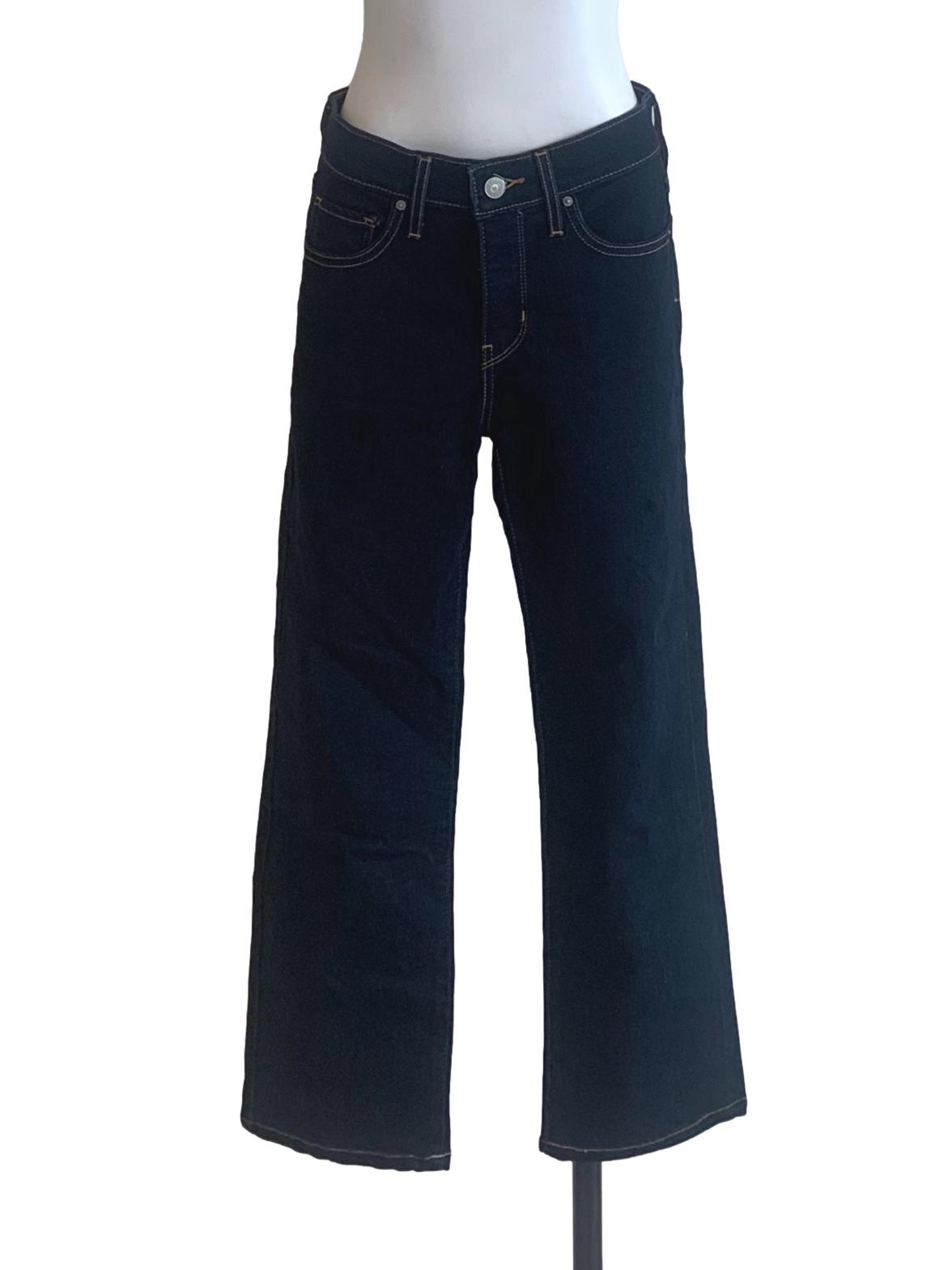 Denim Blue Straight Cut Jeans