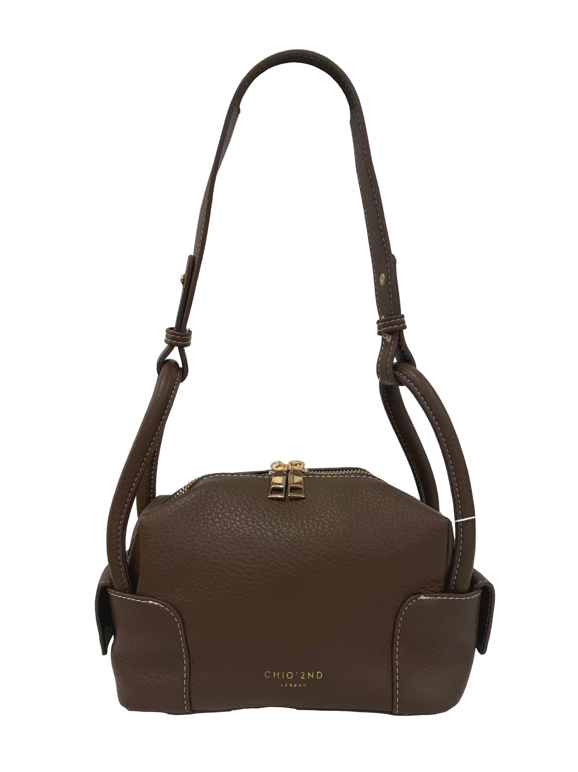 Warm Cocoa Hobo Shoulder Bag