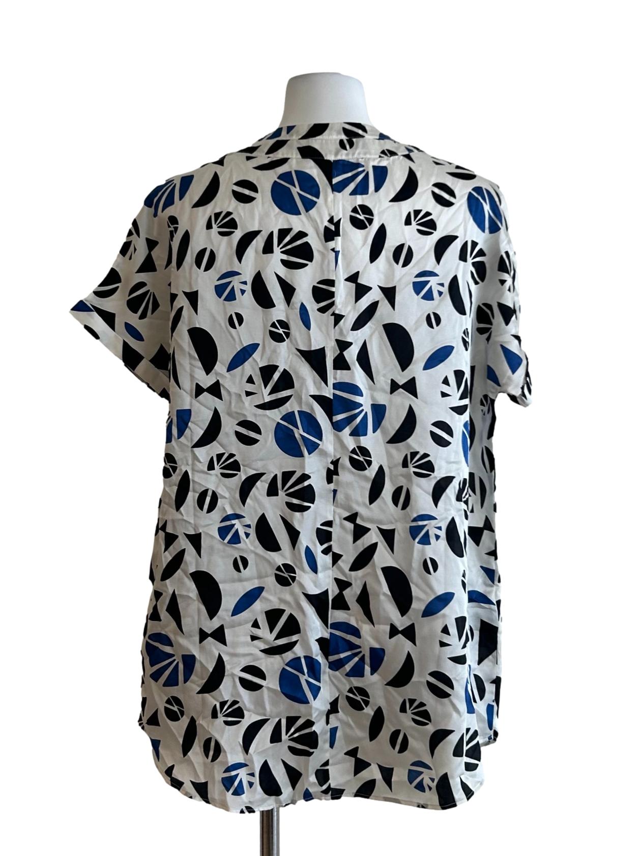 Lleida Top - Short Sleeve Loose Fit Summer Blouse CSN