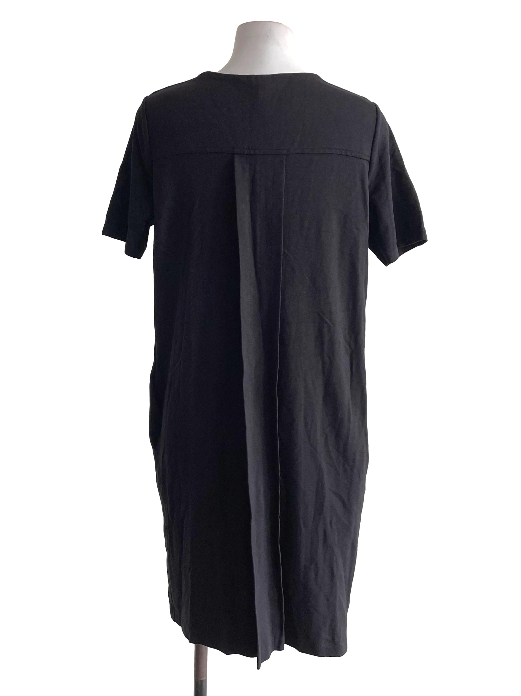 Black V Neck Dress