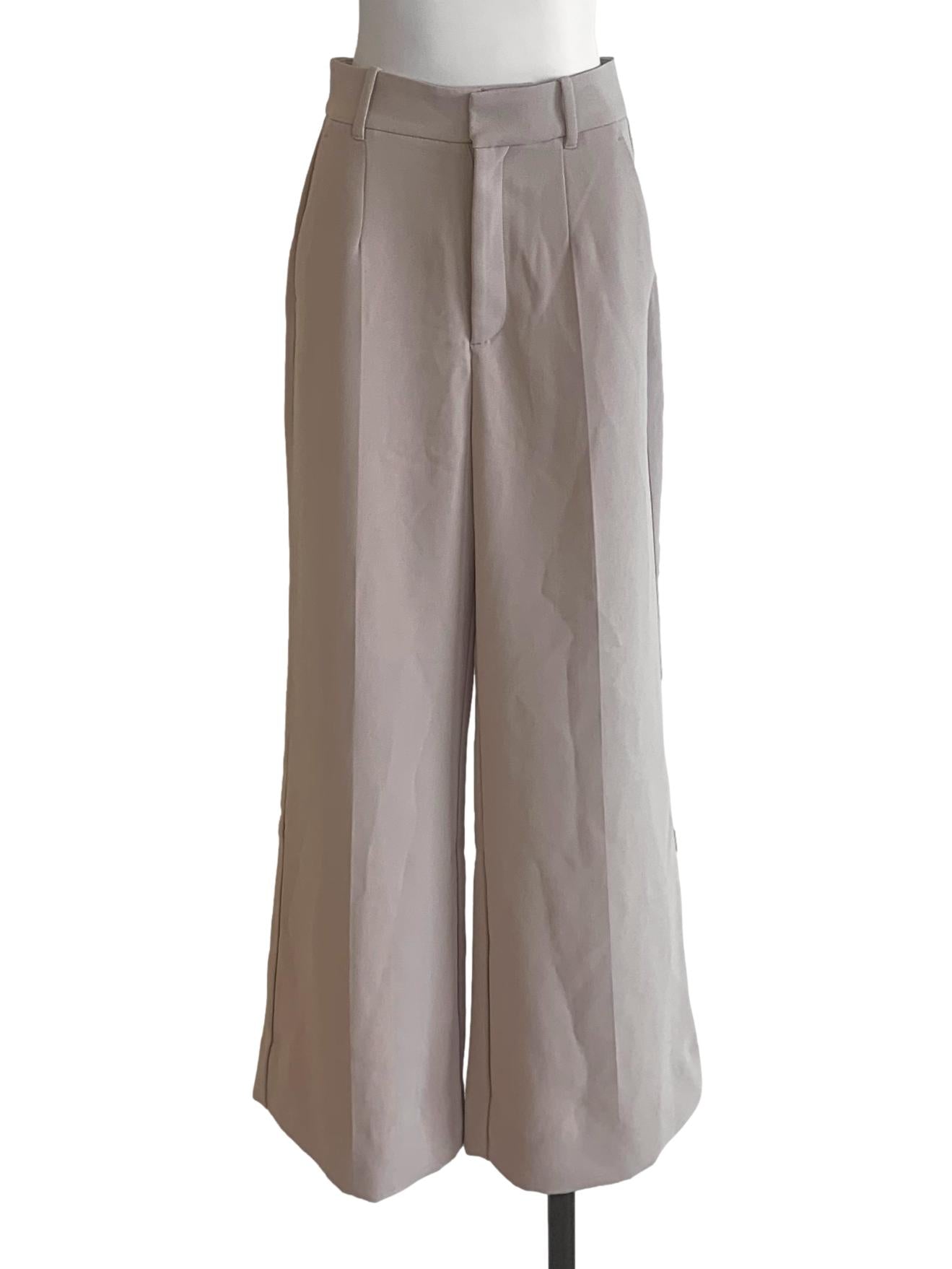 Sandcastle Beige Straight Cut Pants LB
