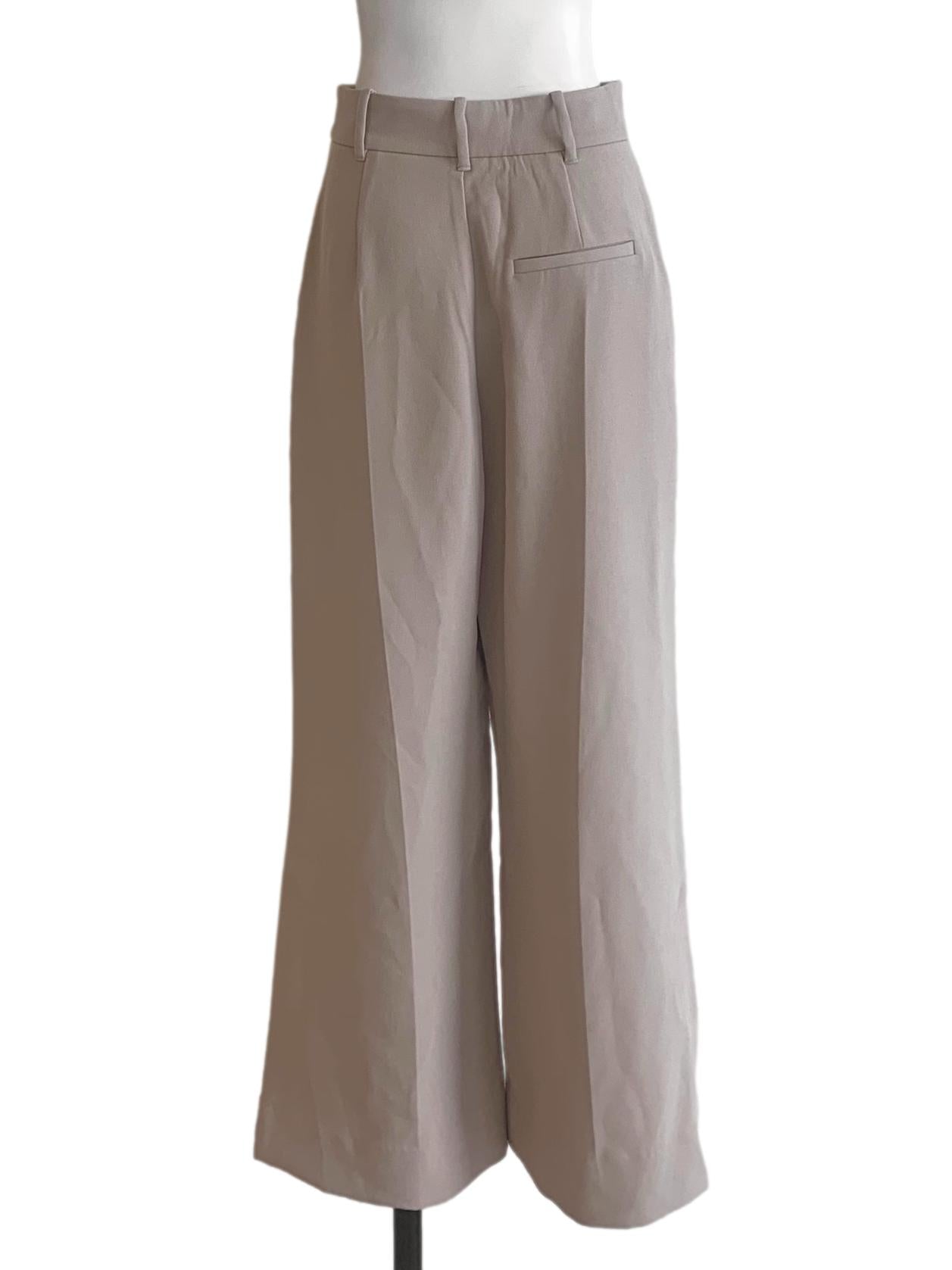 Sandcastle Beige Straight Cut Pants LB