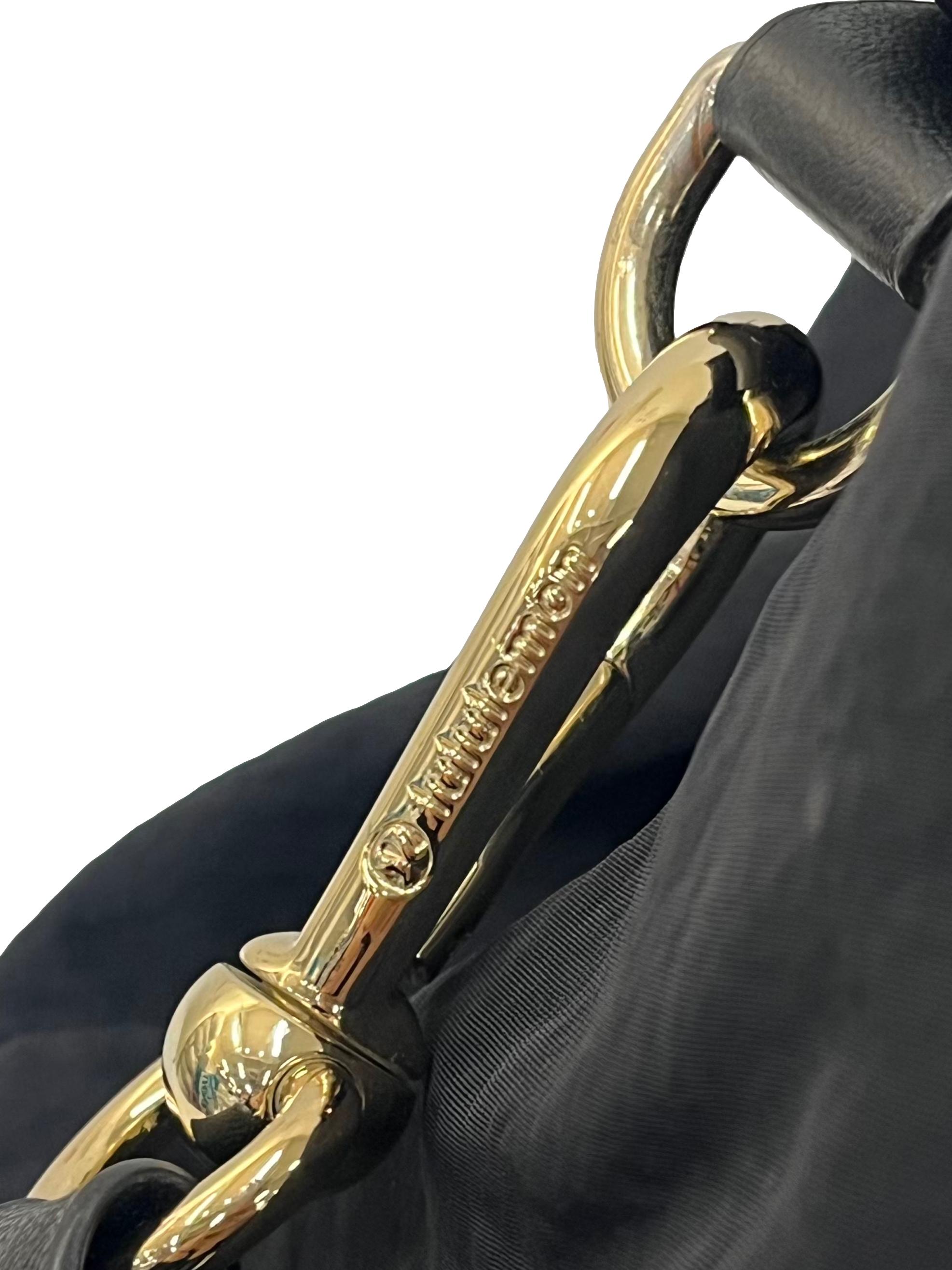 Black Tote Bag With Detachable Crossbody Strap
