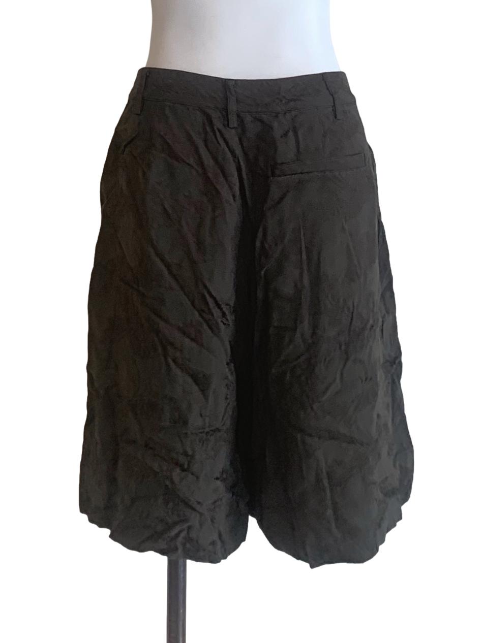 Seaweed Green Wide Leg Shorts