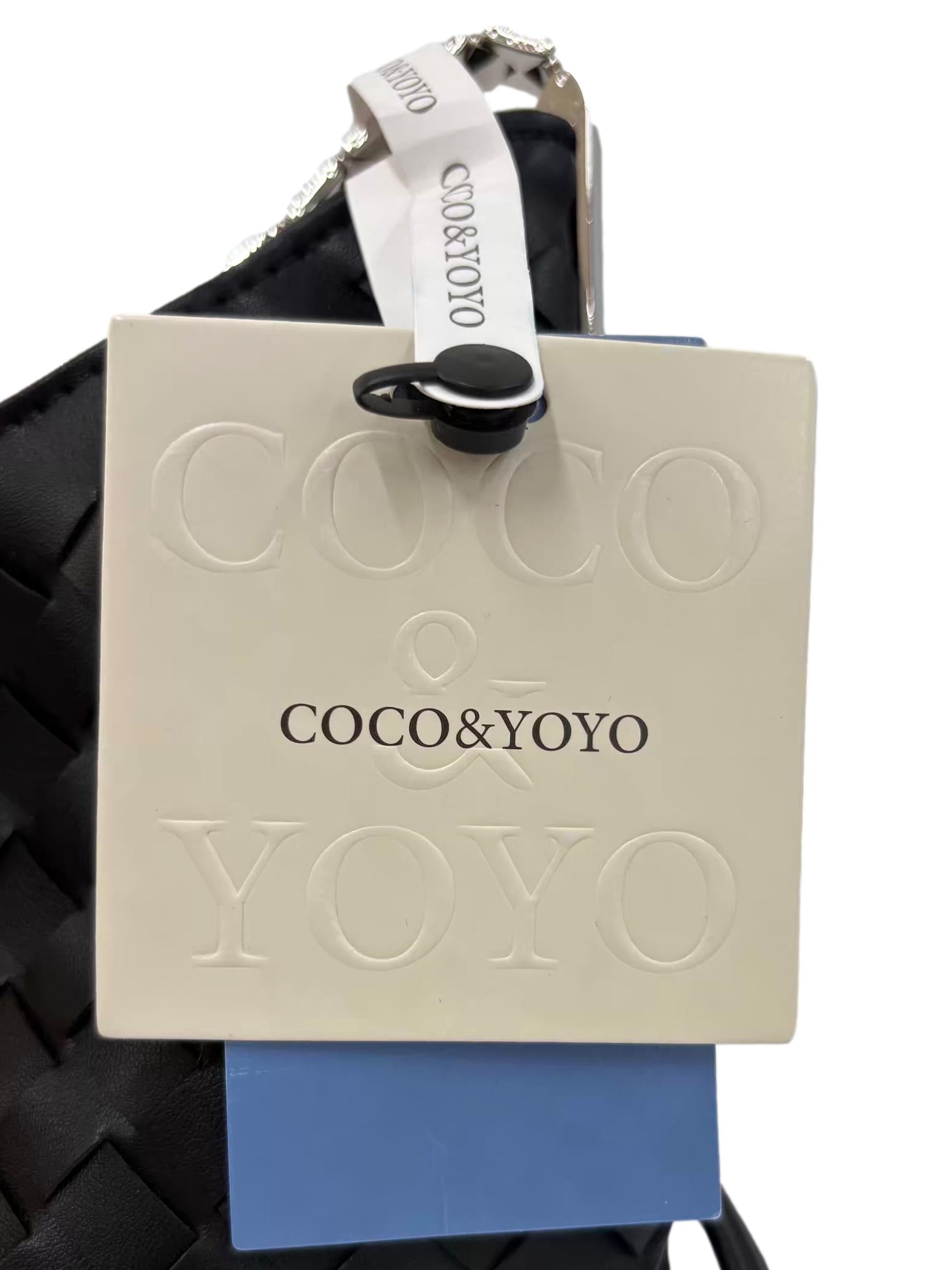Black Intrecciato Wallace Crossbody Bag