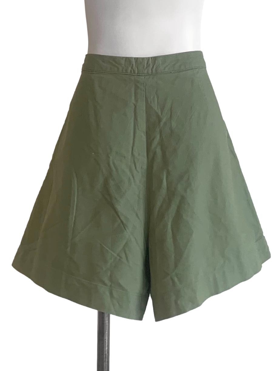Sage Green A-Line Shorts LB