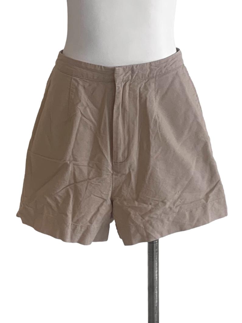 Sandcastle Beige A-Line Shorts LB