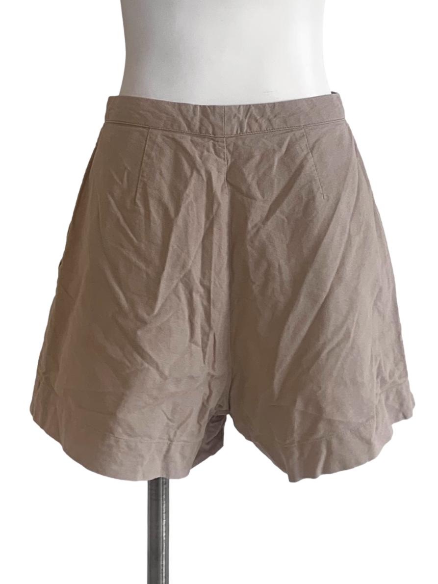 Sandcastle Beige A-Line Shorts LB