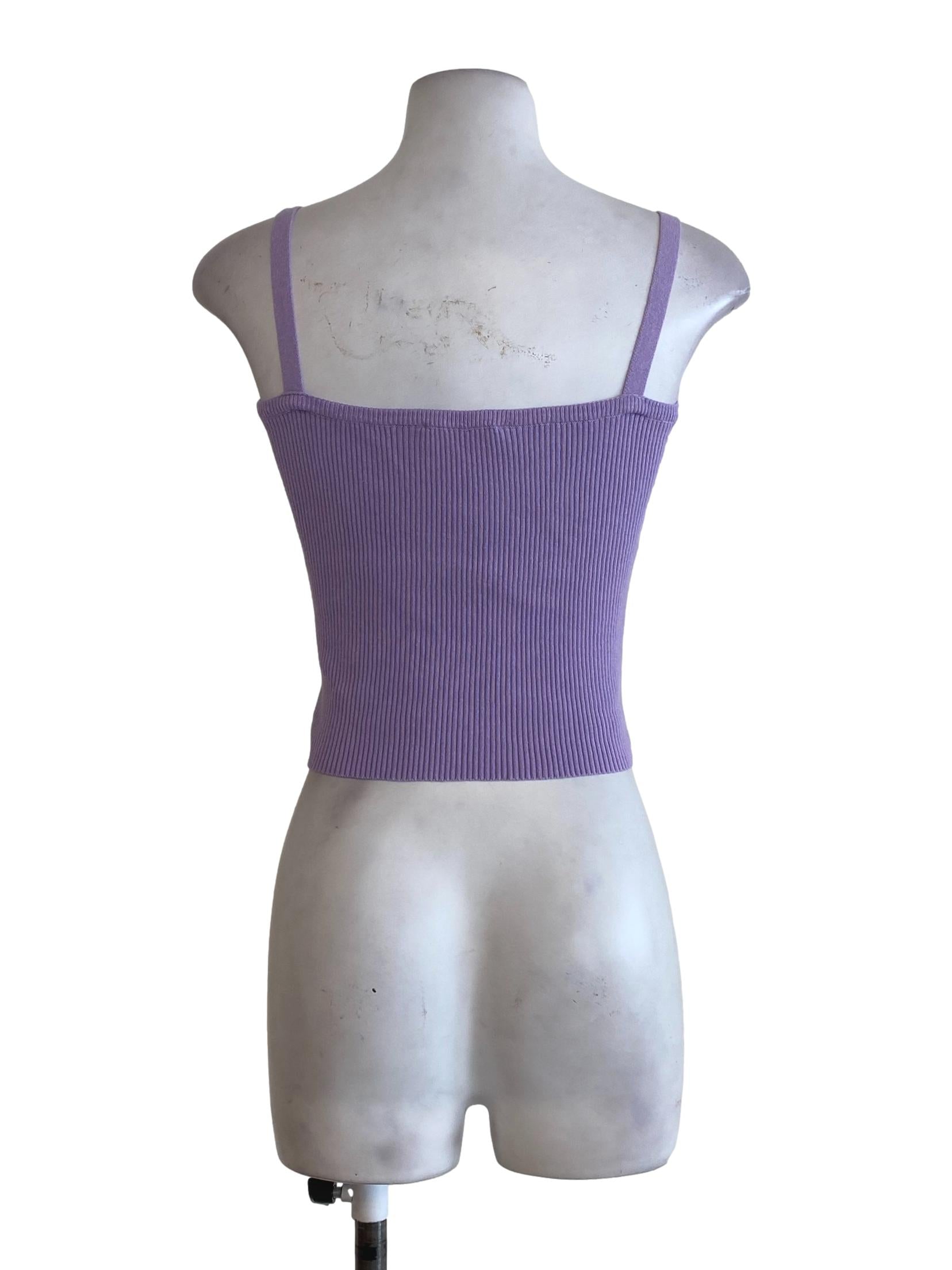 Purple Knit Top