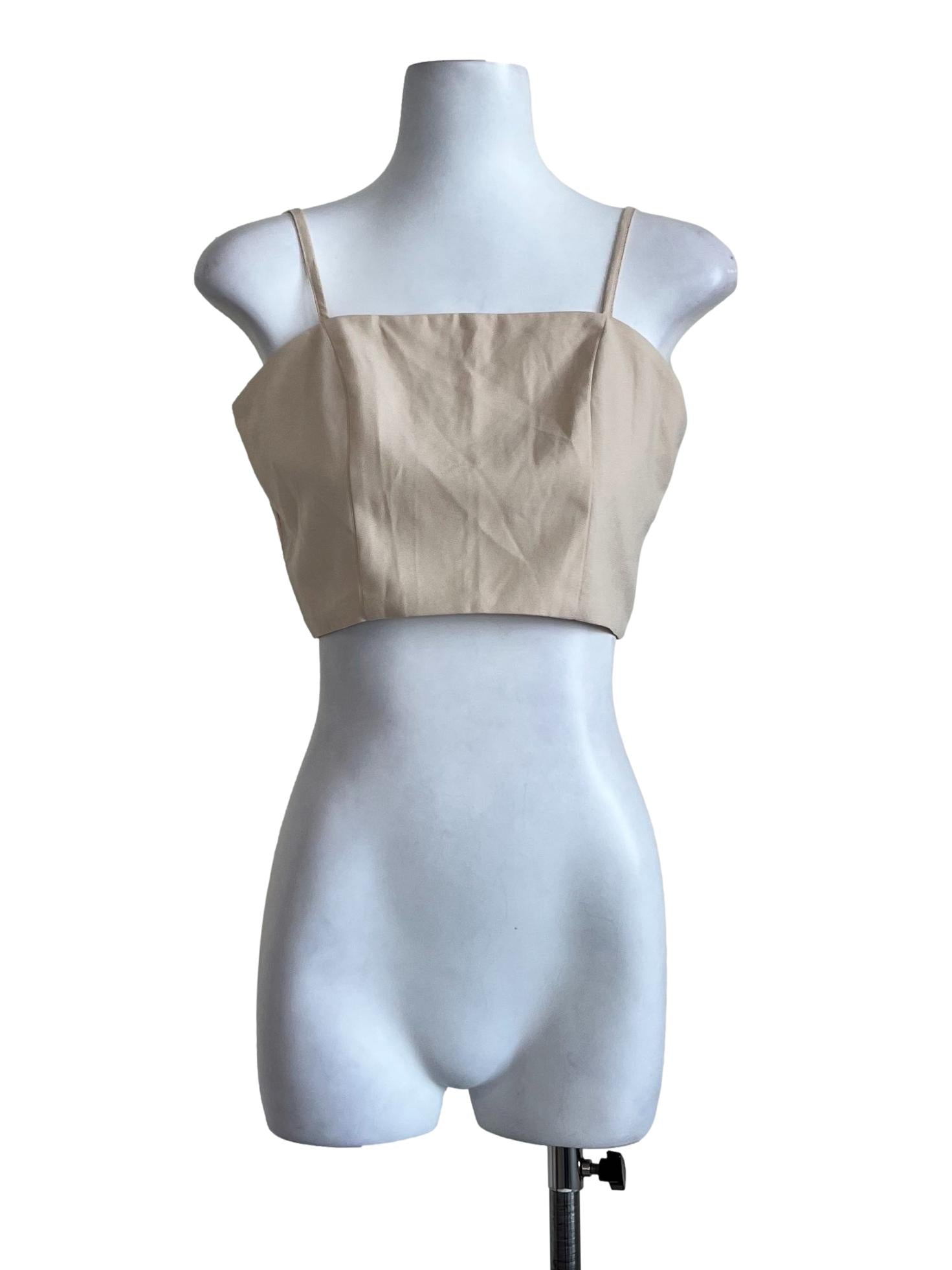 Light Brown Sleeveless Top
