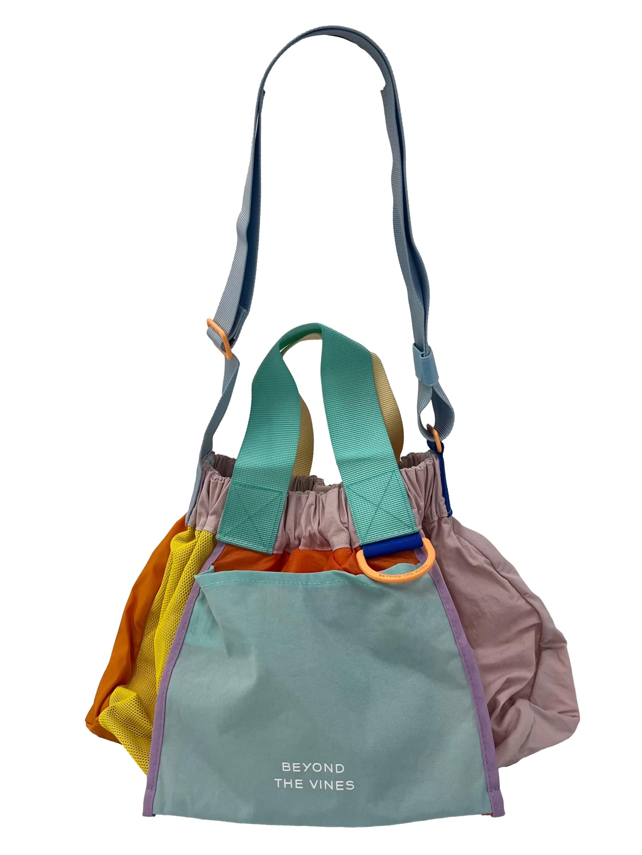 Multi Colour Super Panelled XS Dumpling Bag