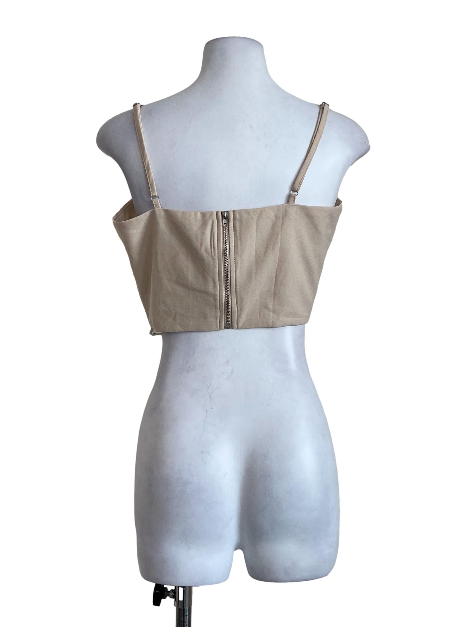 Light Brown Sleeveless Top