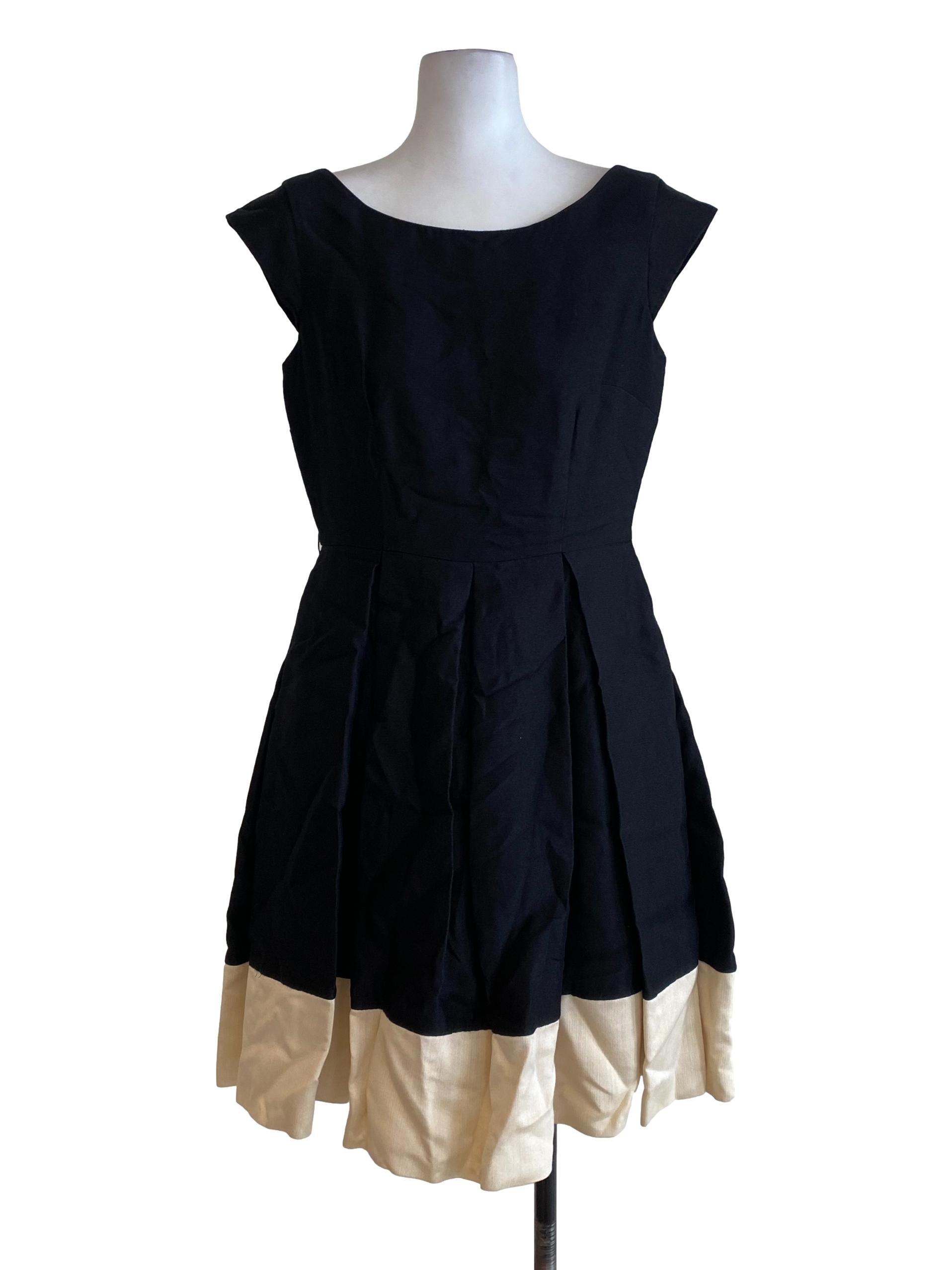Black Blouson Dress