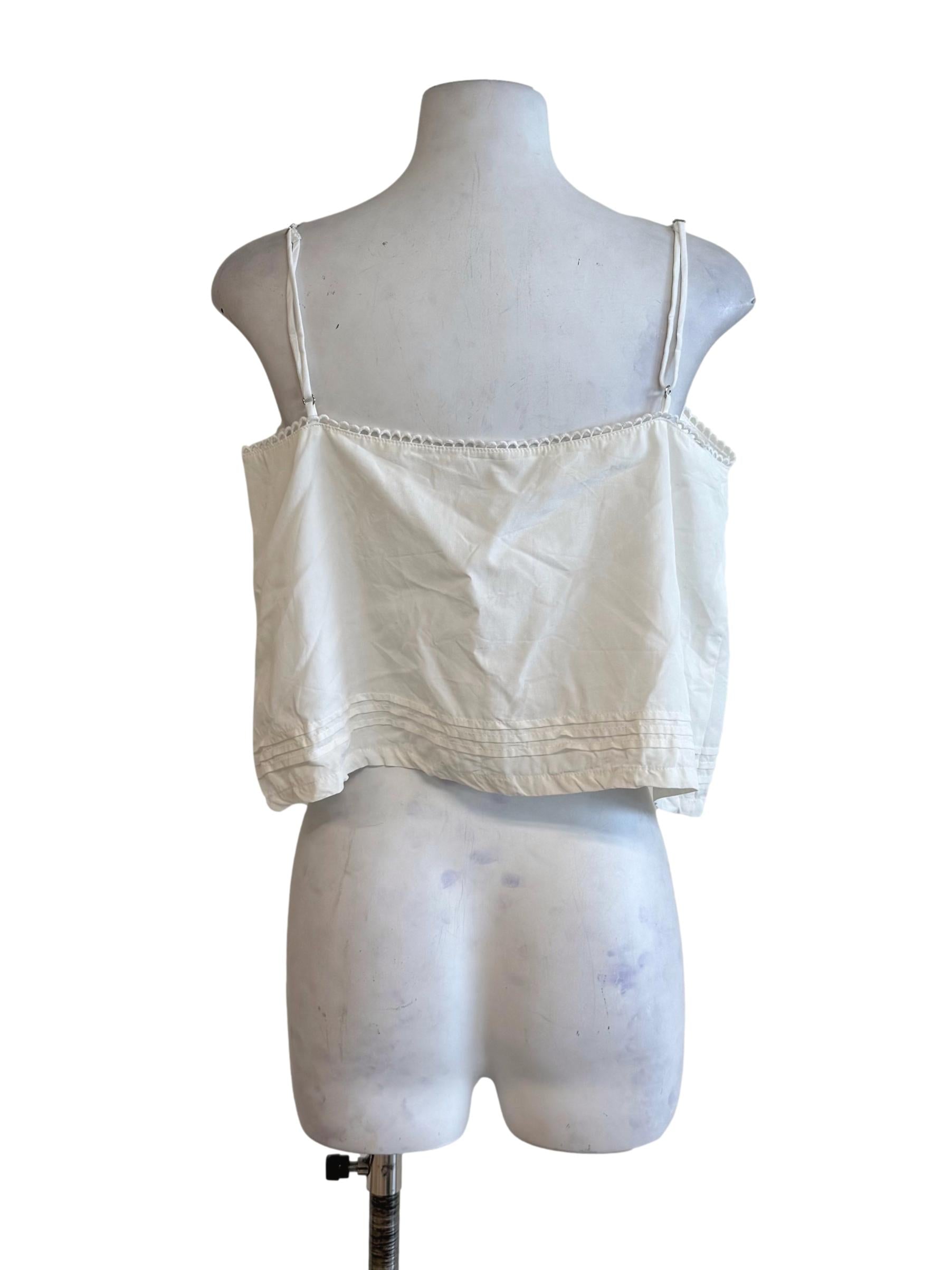 White Lace Trace Cami Top