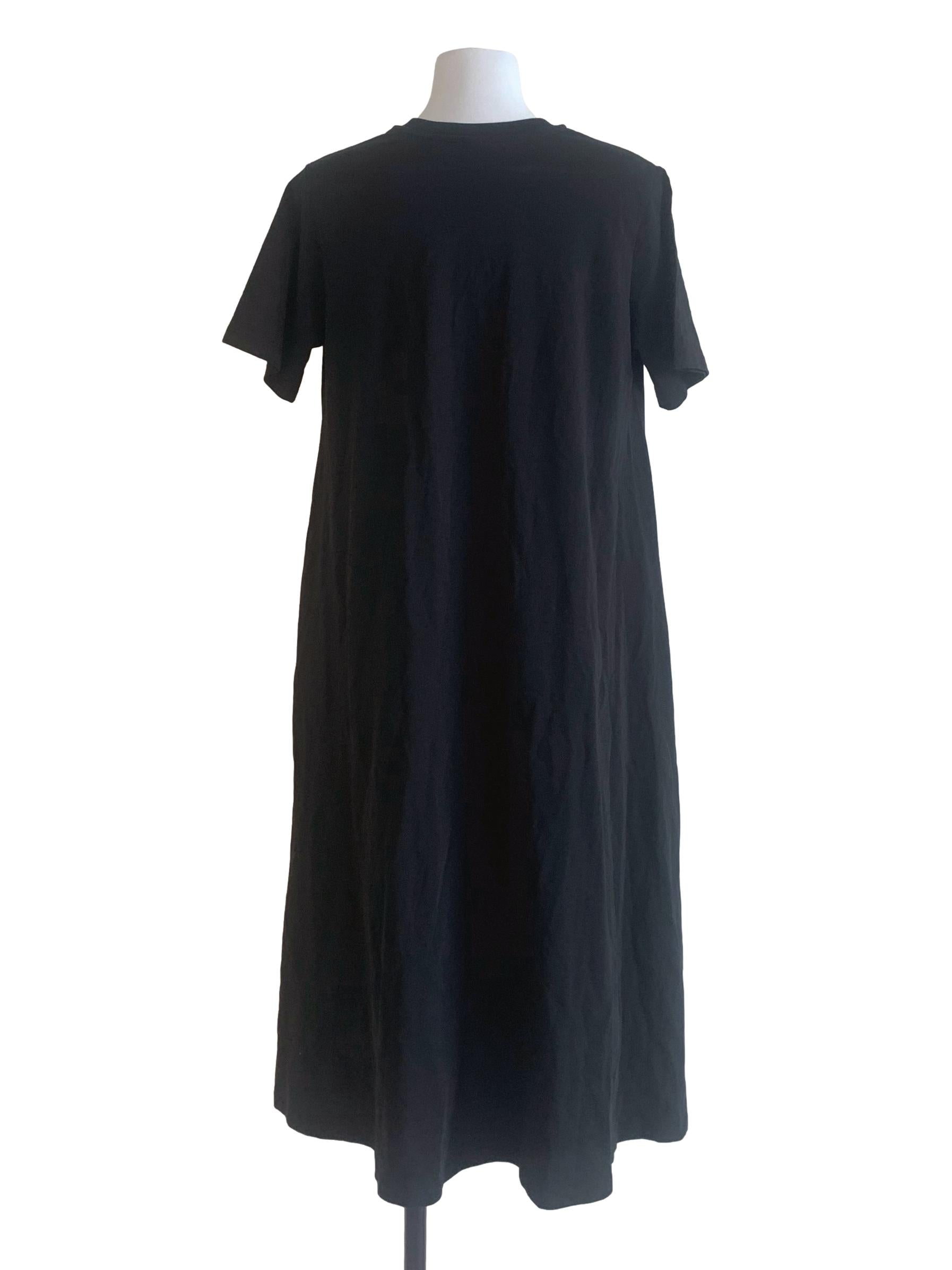 Midnight Black Trapezoid Dress