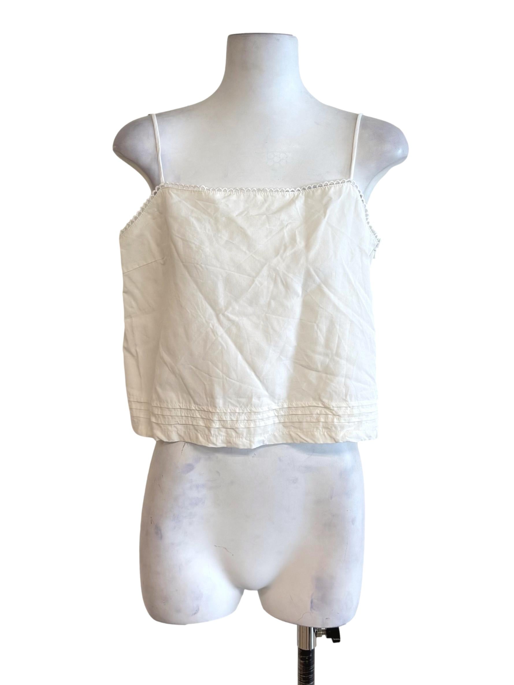 White Lace Trace Cami Top