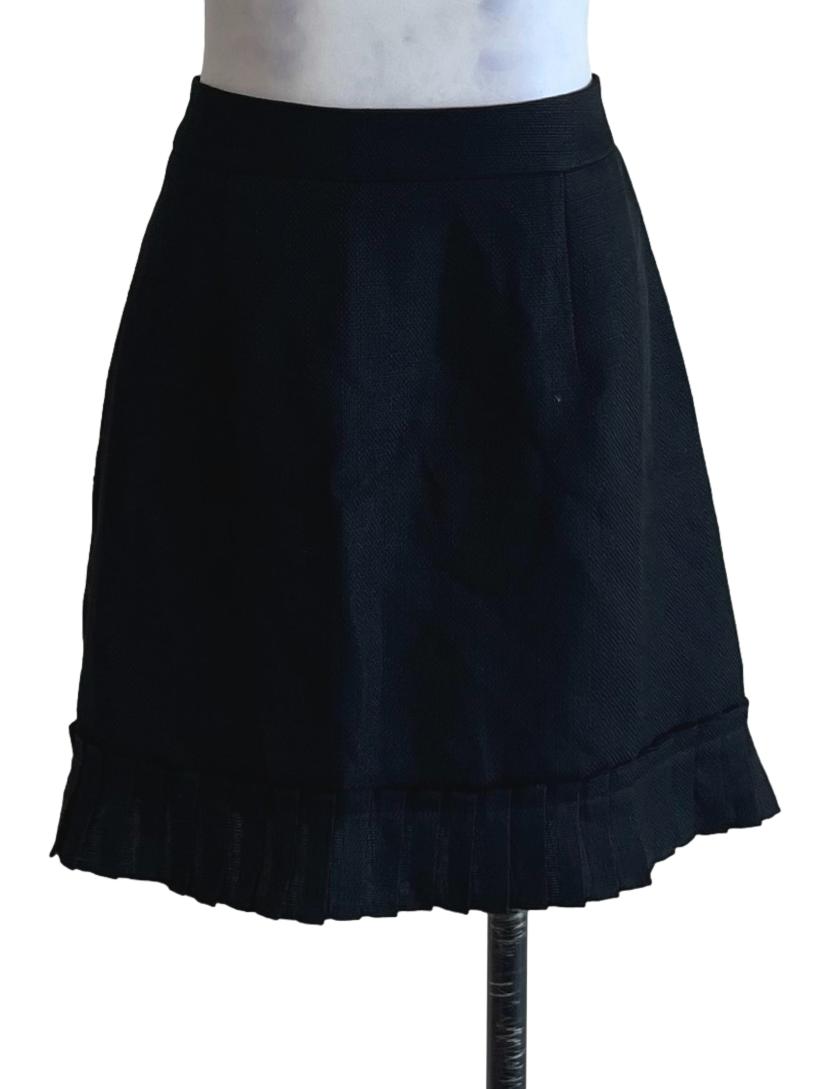 Black High-Waisted Mini Skirt