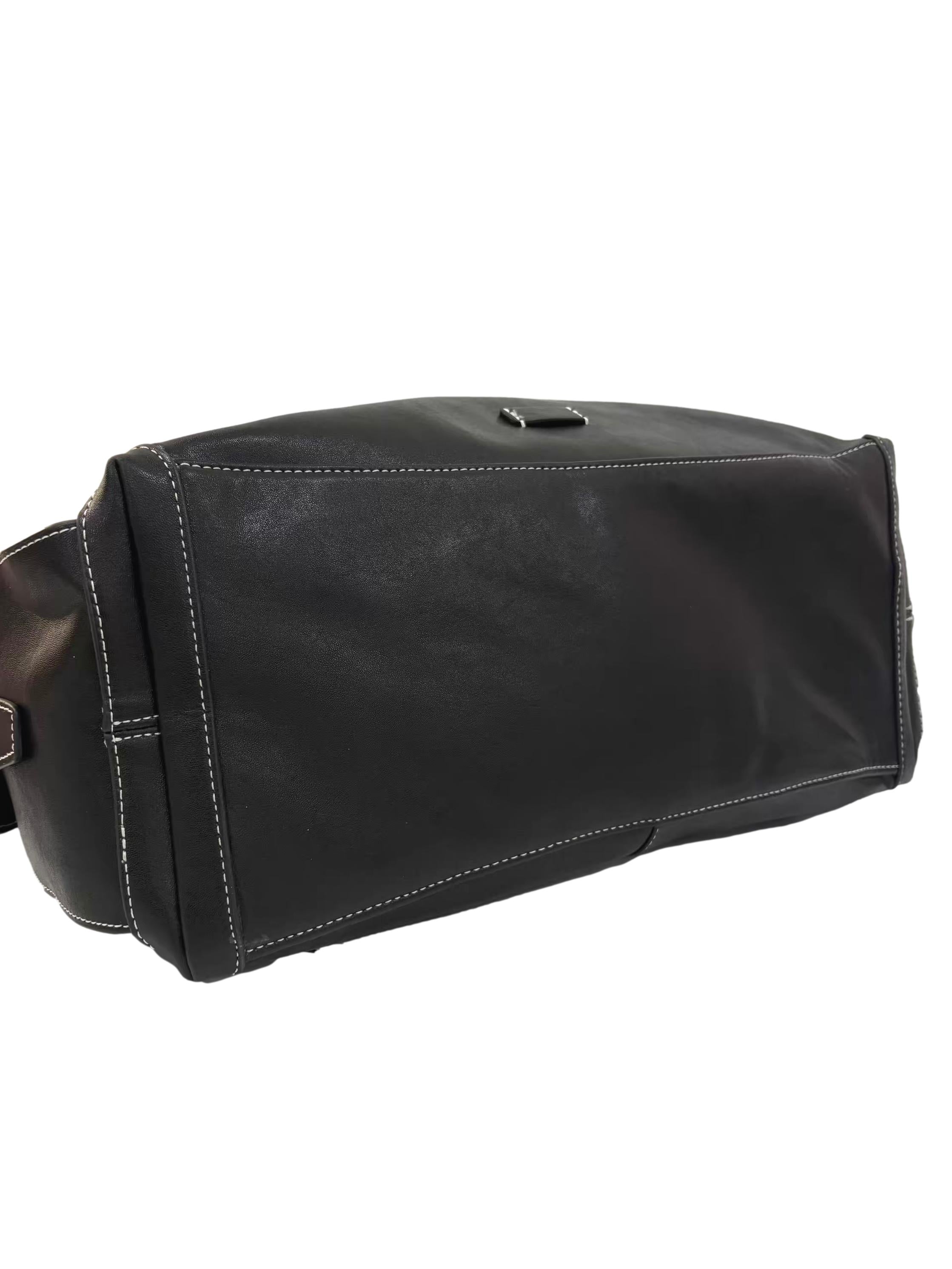 Black Yore Hobo Tote Bag
