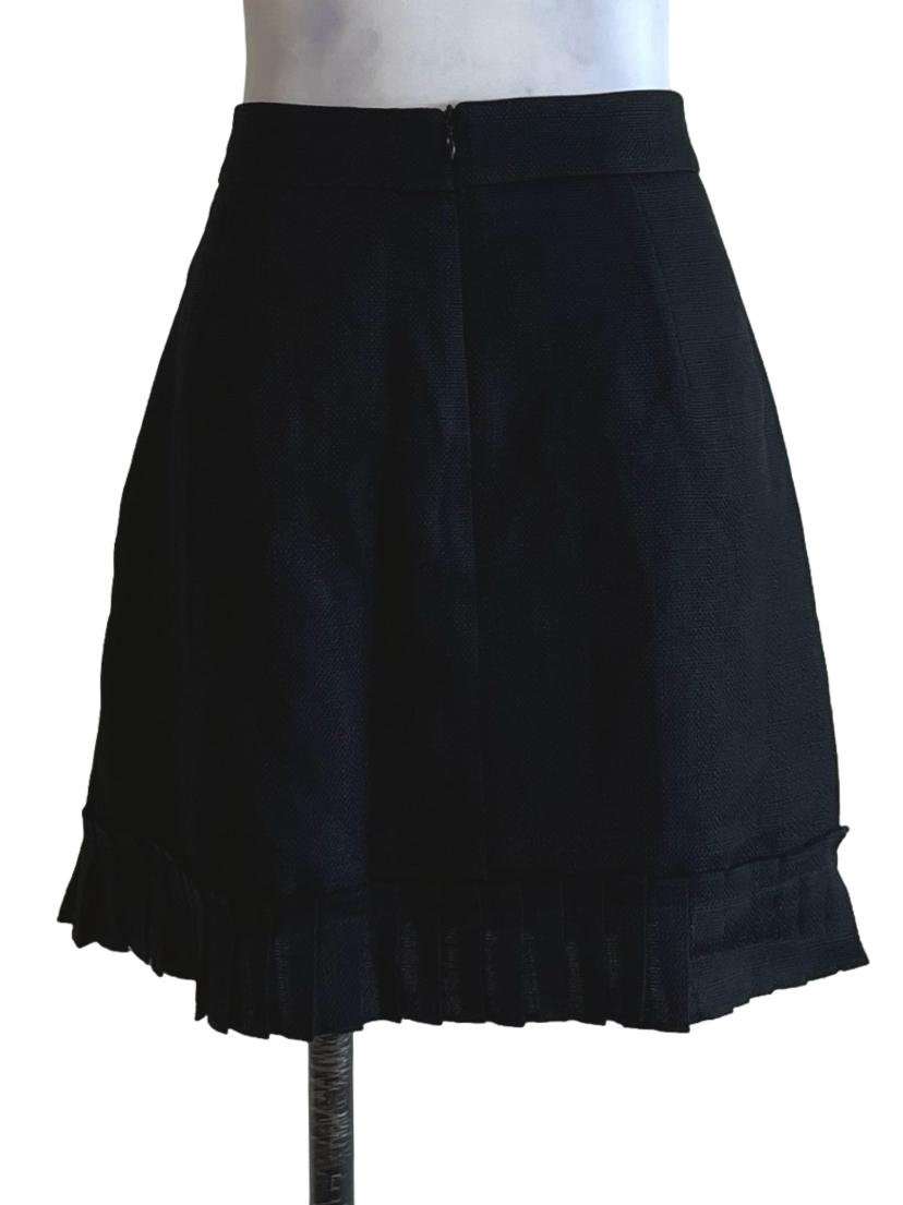 Black High-Waisted Mini Skirt